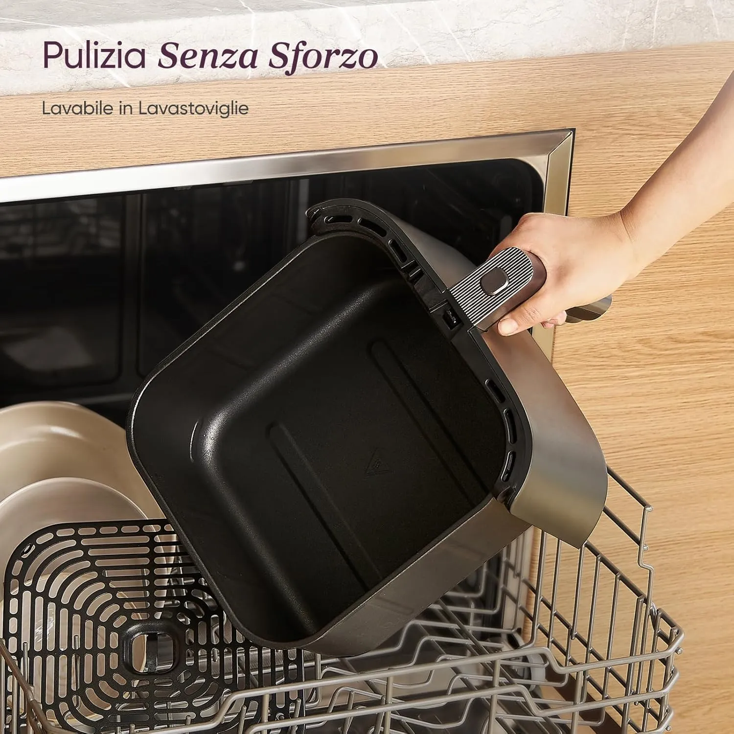 Cosori Turbo Blaze Friggitrice ad Aria 6 Litri, Motore DC, 9 Funzioni, 1725W, CAF-DC601-KEU - immagine 9