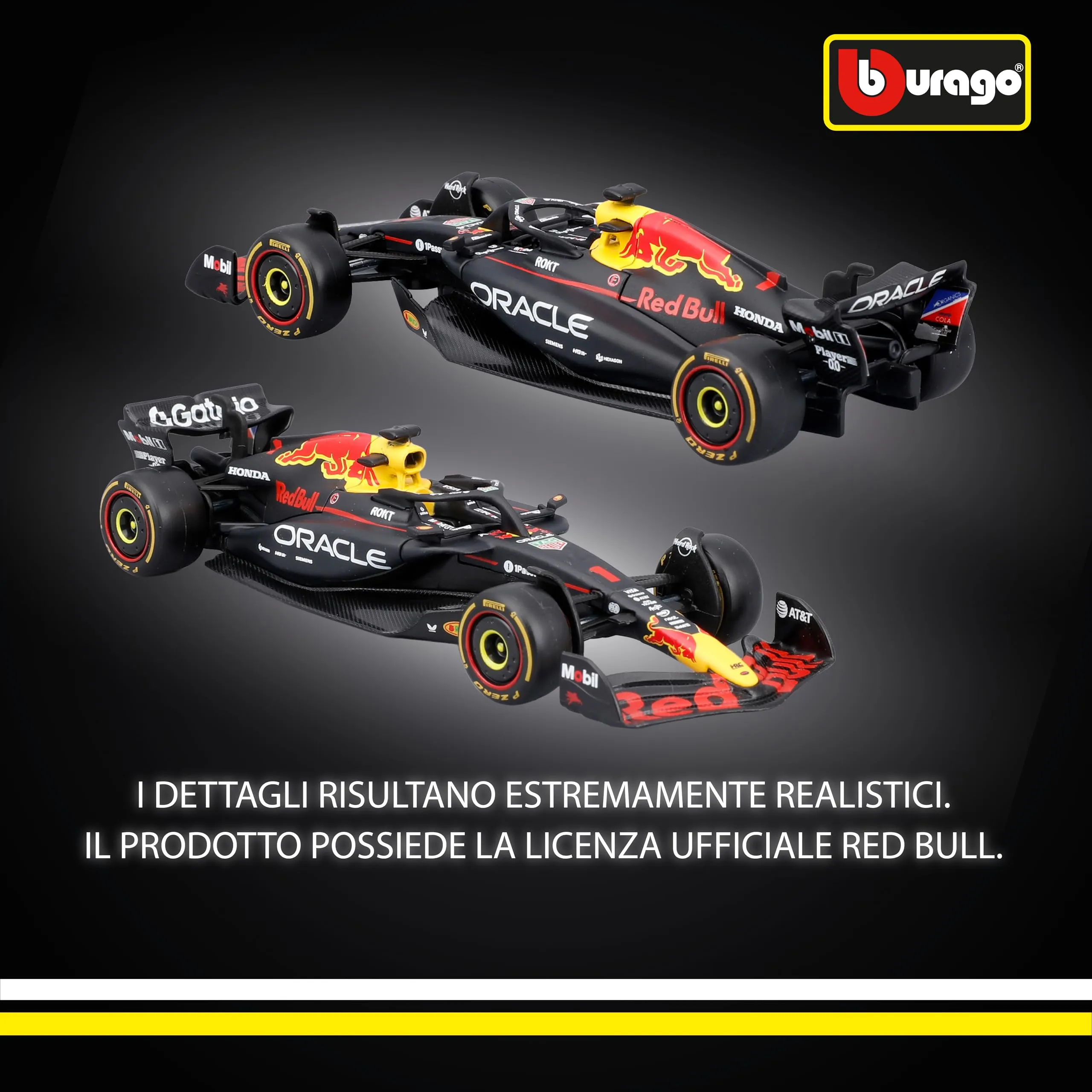 Bburago Red Bull Racing RB21 2025 Max Verstappen 1:43 Diecast Model Car - immagine 3