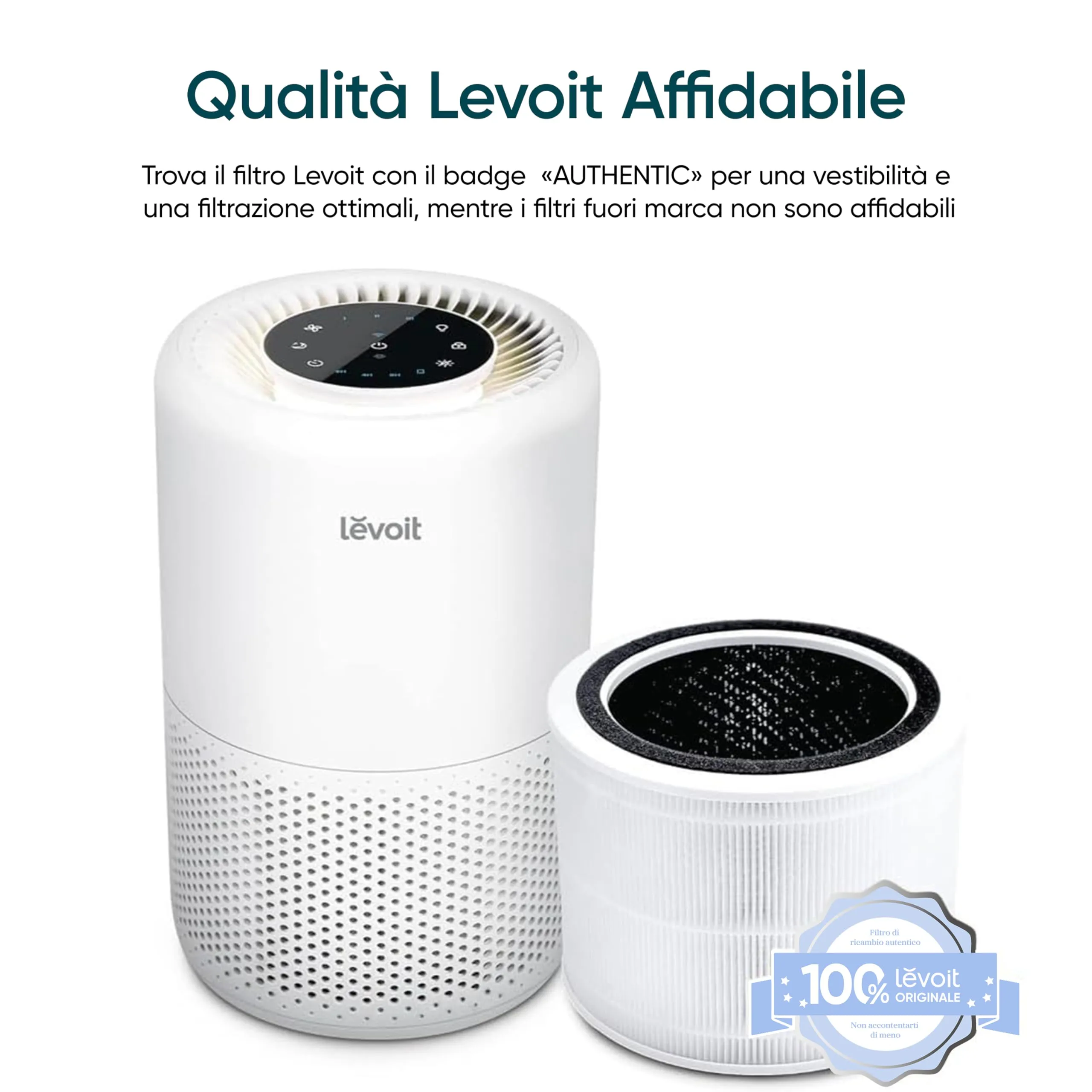 Levoit Filtro di ricambio per purificatore d'aria Core 200S, Core 200S-RF - immagine 5