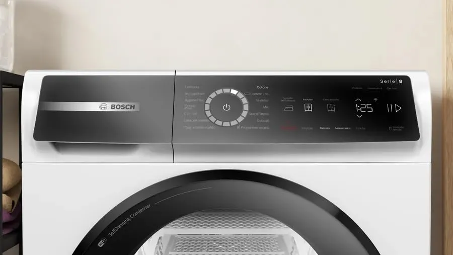 Bosch Serie 8 WQB245B0IT Asciugatrice a pompa di calore 9kg Bianco - immagine 2