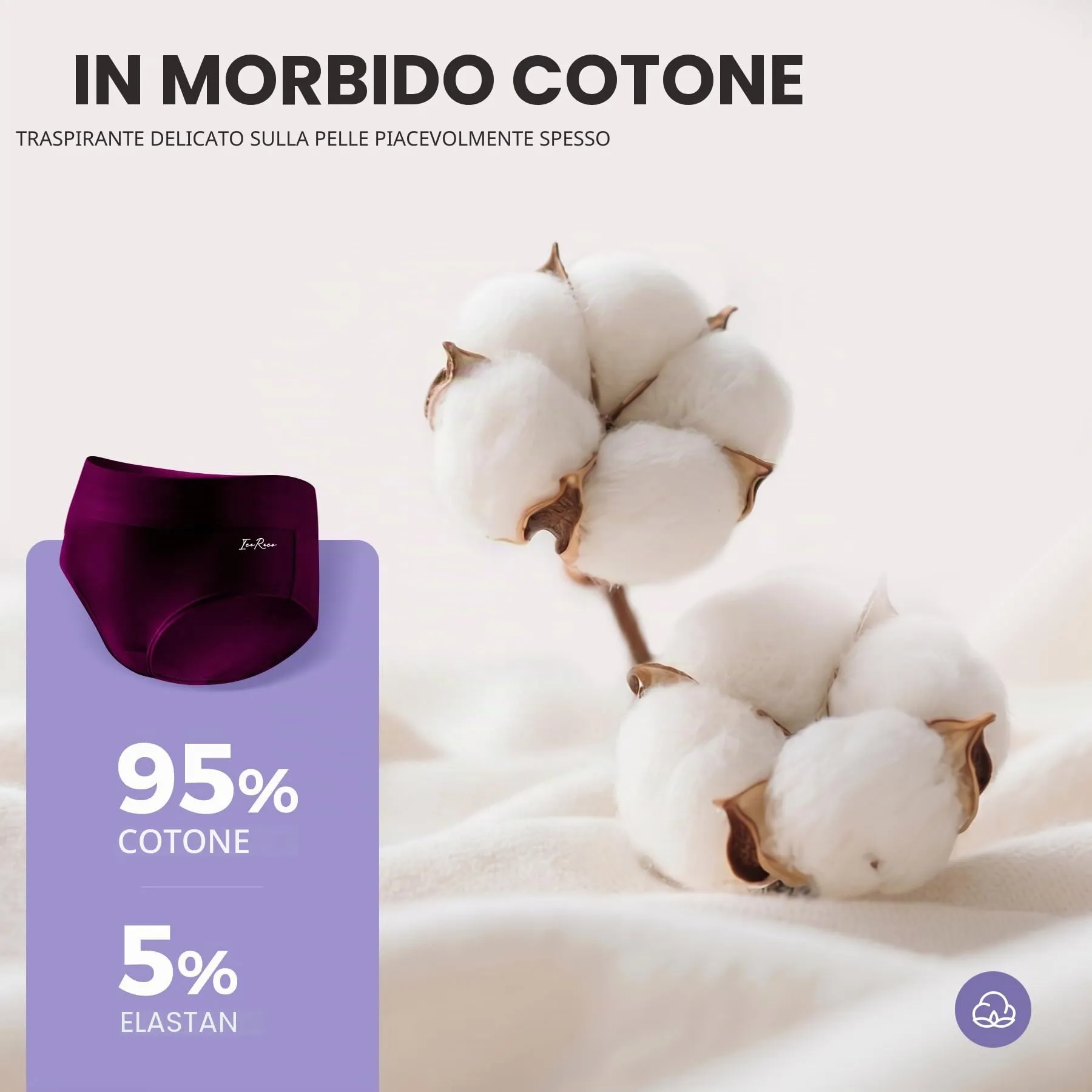 IceReco Mutande Donna in Cotone Vita Alta Contenitive, Taglia S - immagine 6