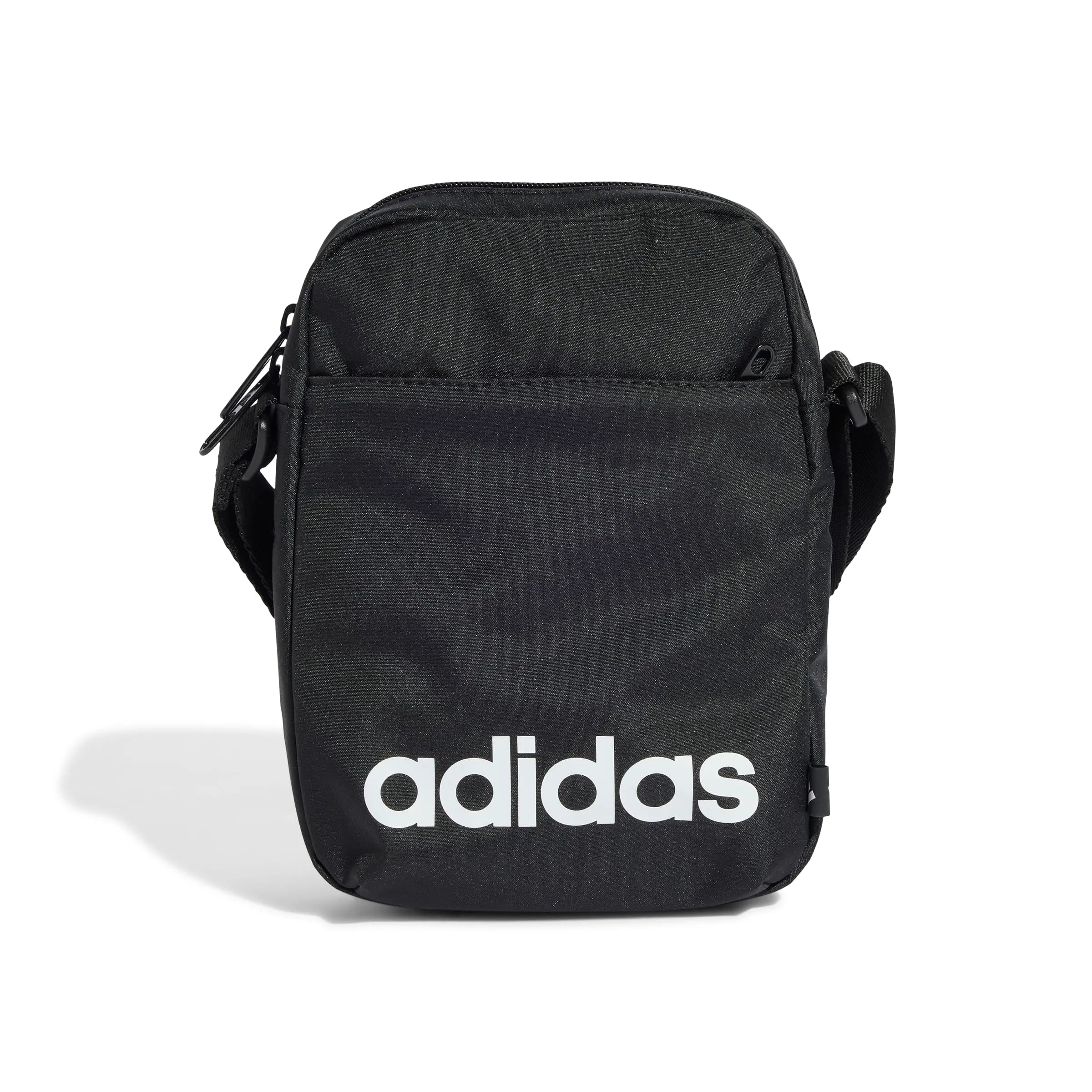adidas Linear Organizer Waist Pack - Black/White, One Size - immagine 1