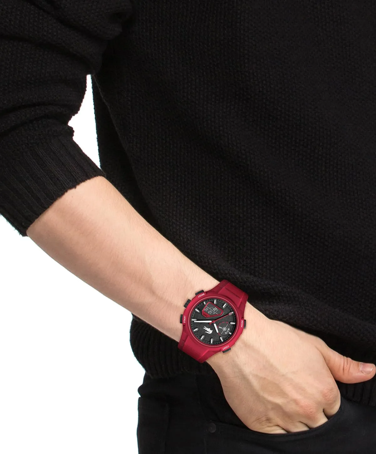 Lacoste LC33 Orologio Analogico-Digitale da Uomo con Cinturino in Silicone - immagine 5