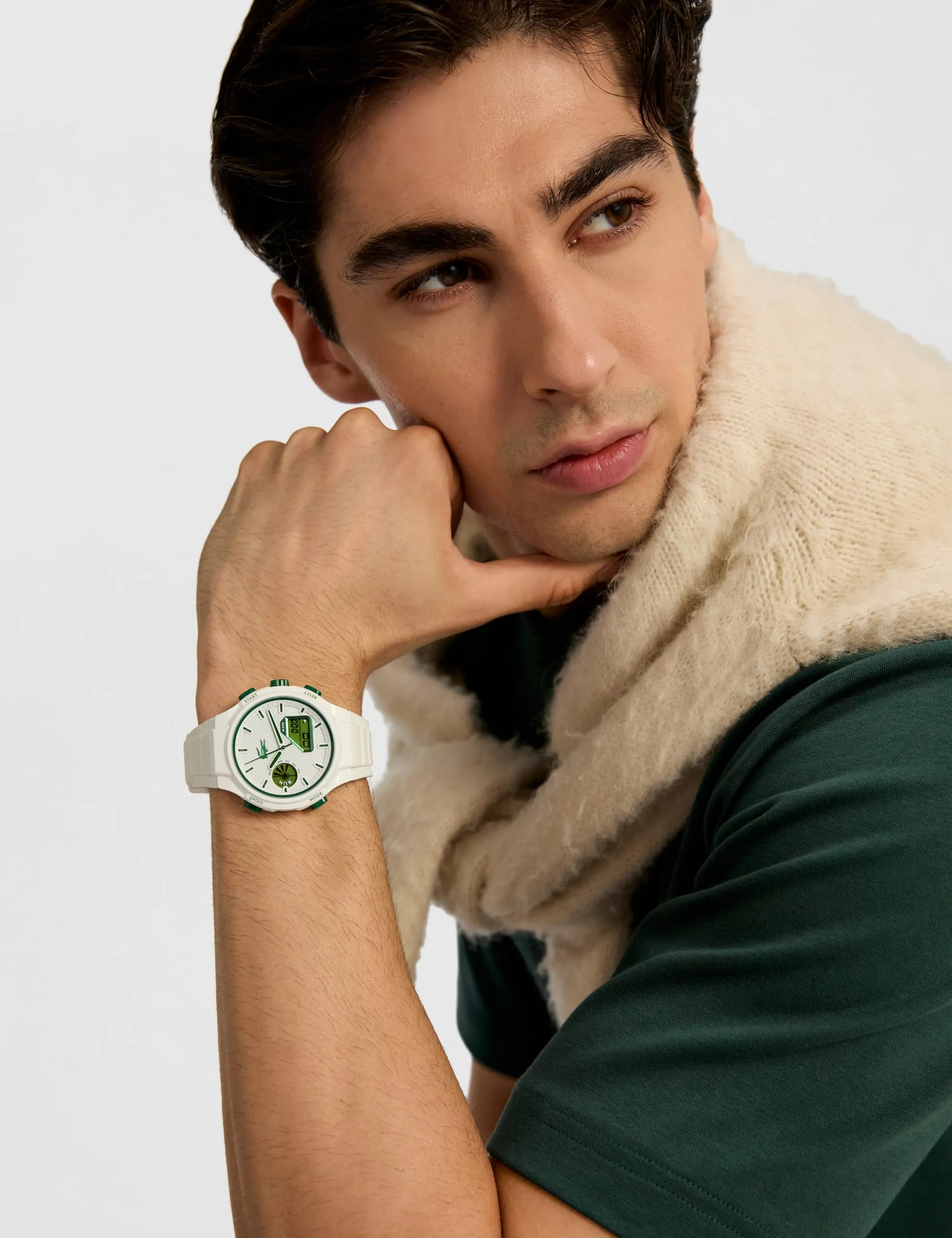 Lacoste LC33 Orologio Quarzo Analogico-Digitale da Uomo con Cinturino in Silicone - immagine 5