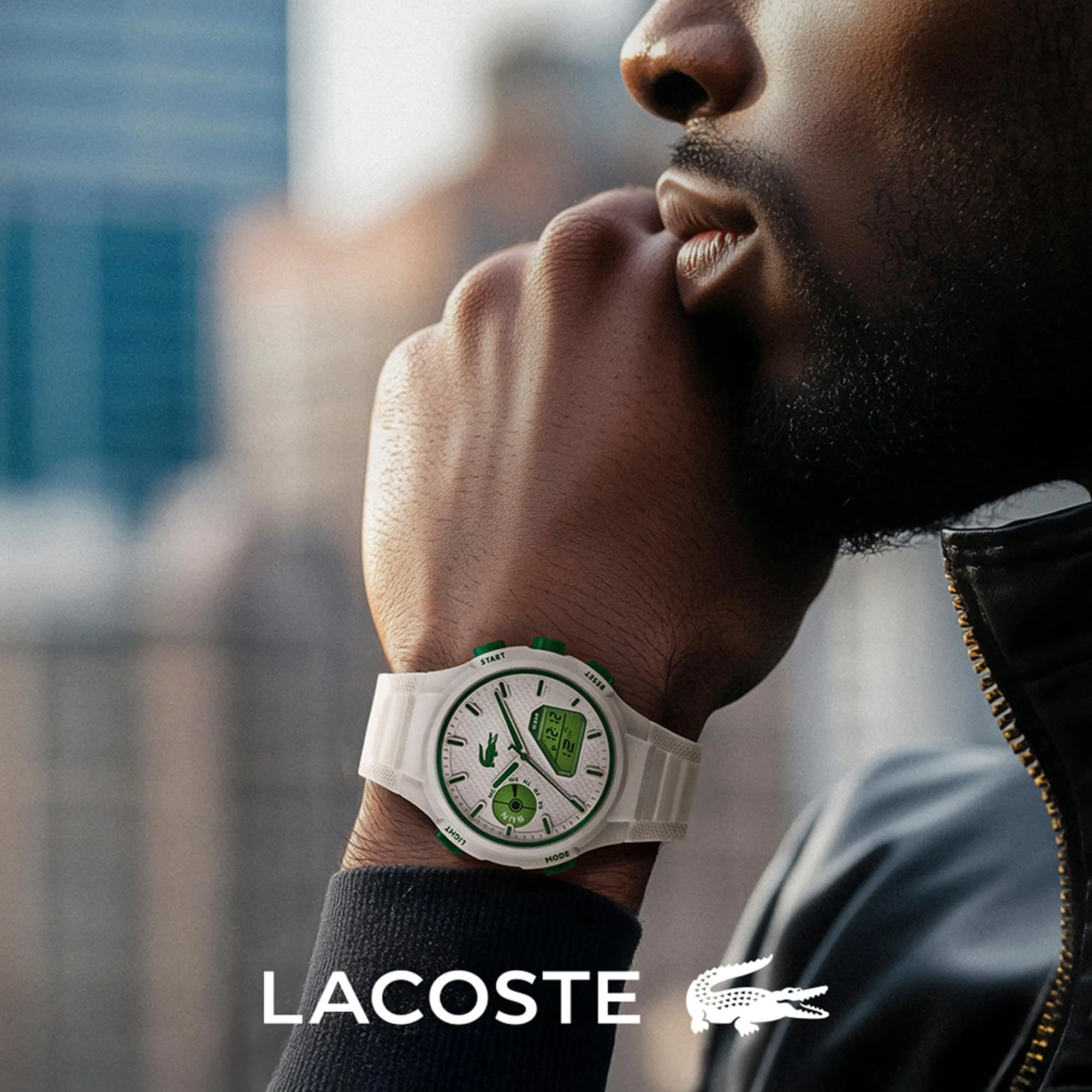 Lacoste LC33 Orologio Quarzo Analogico-Digitale da Uomo con Cinturino in Silicone - immagine 6