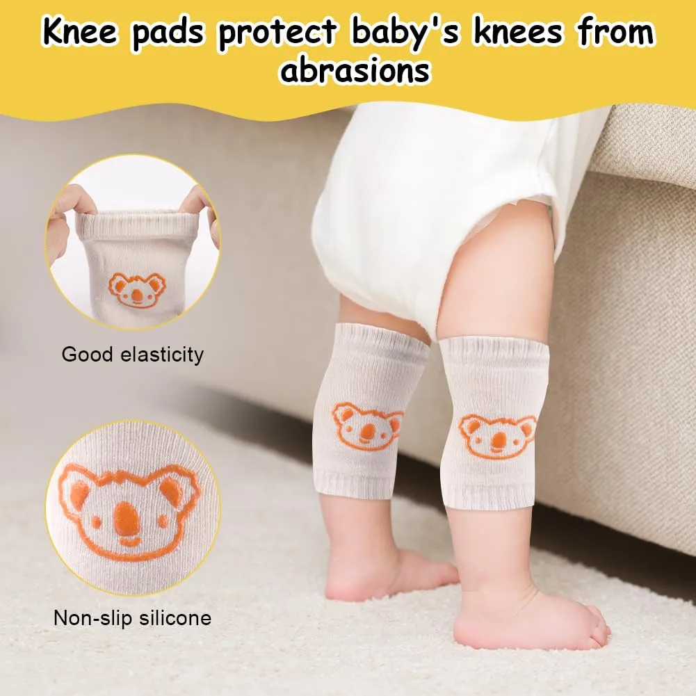 Vicloon Protezione Testa per Neonato e Bambini, Cuscino di Sicurezza Regolabile per Gattonare e Camminare, Ape Beige - immagine 5
