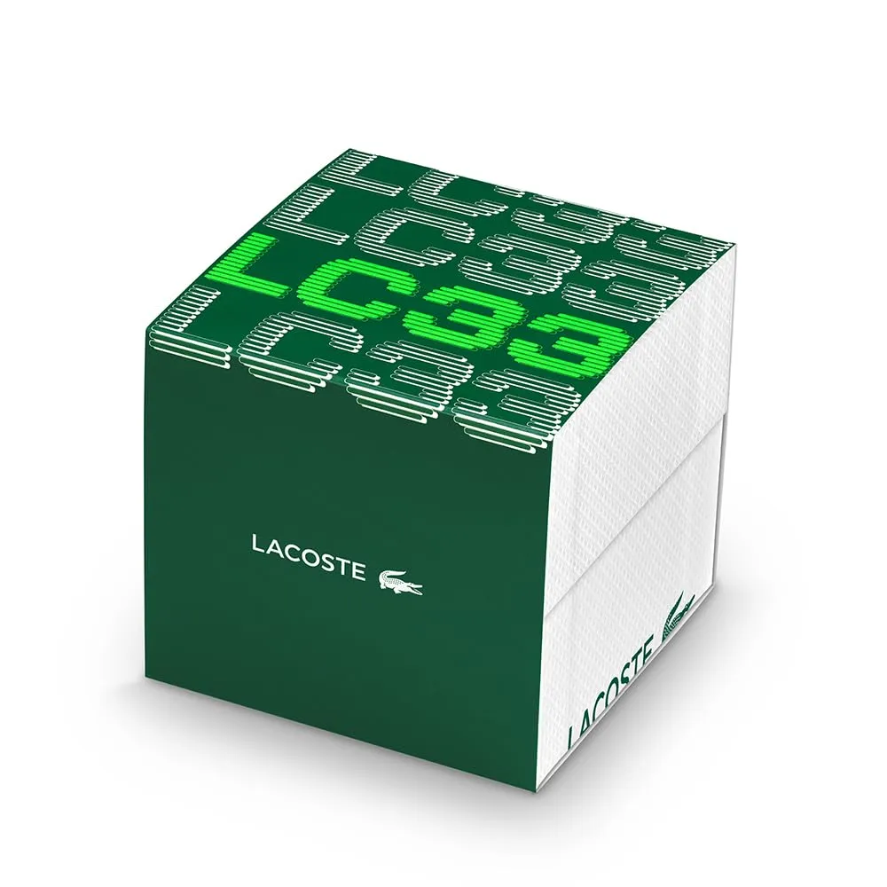Lacoste LC33 Orologio Multifunzione Analogico-Digitale da Donna, Cinturino in Silicone Bianco - 2001430 - immagine 6