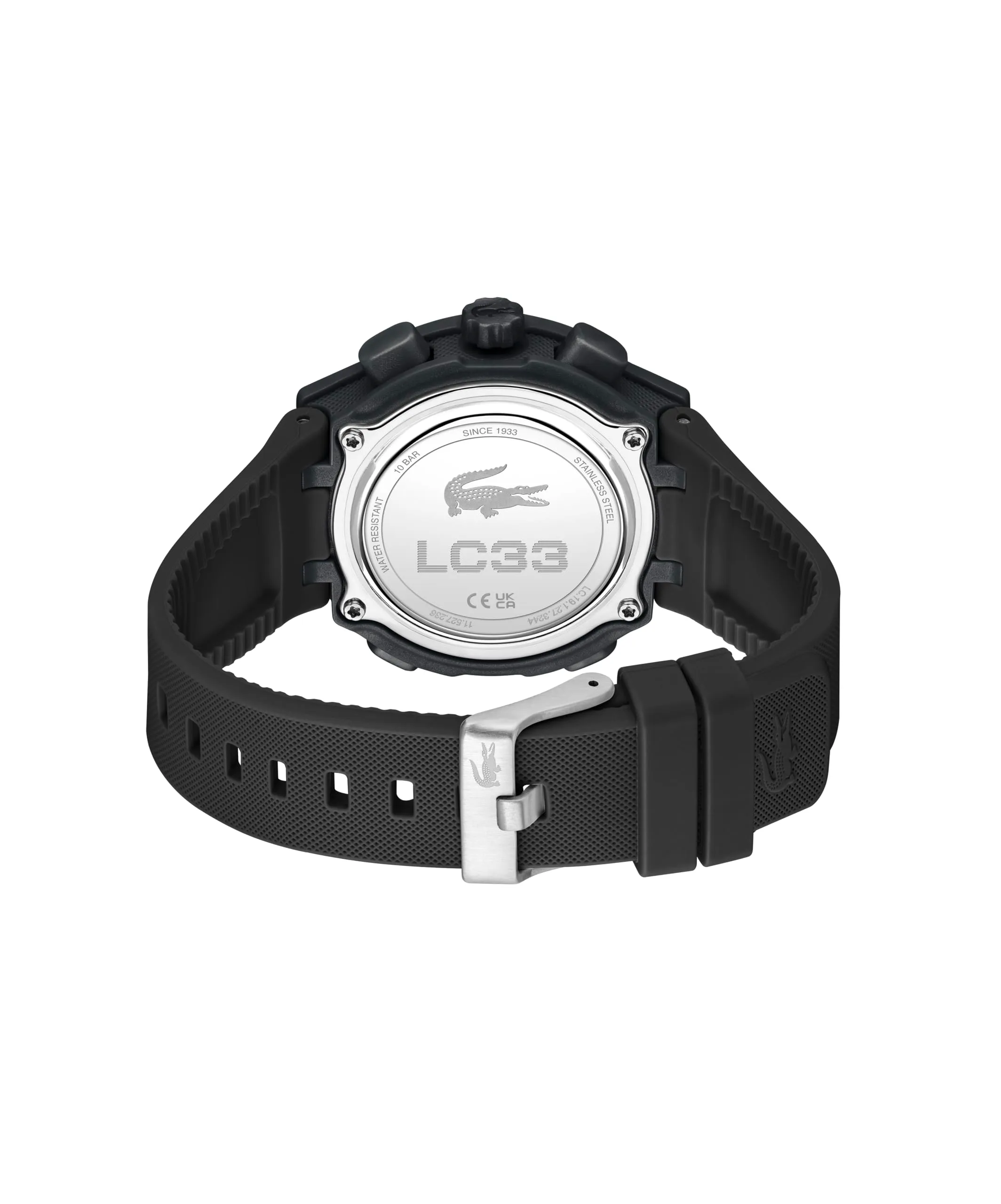 Lacoste LC33 Orologio Analogico-Digitale da Donna 2001434 con Cinturino in Silicone Nero - immagine 4