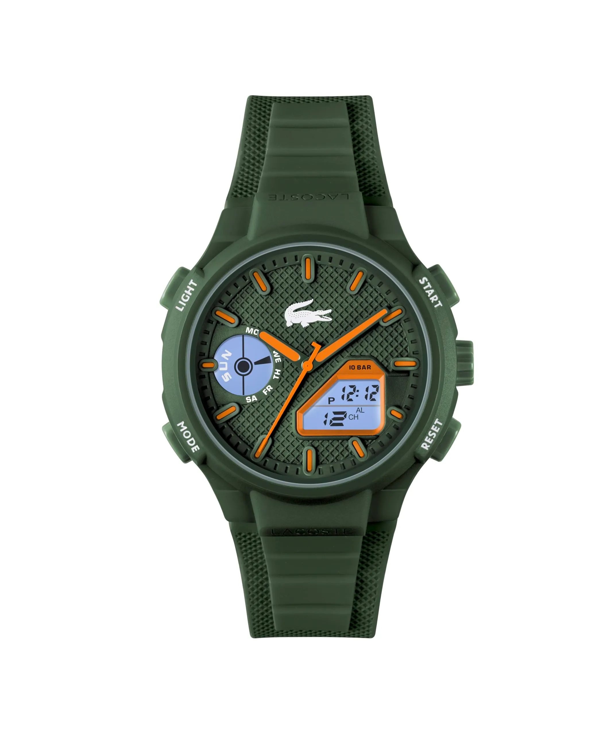Lacoste LC33 Orologio Quarzo Multifunzione Analogico-Digitale da Uomo con Cinturino in Silicone - immagine 2