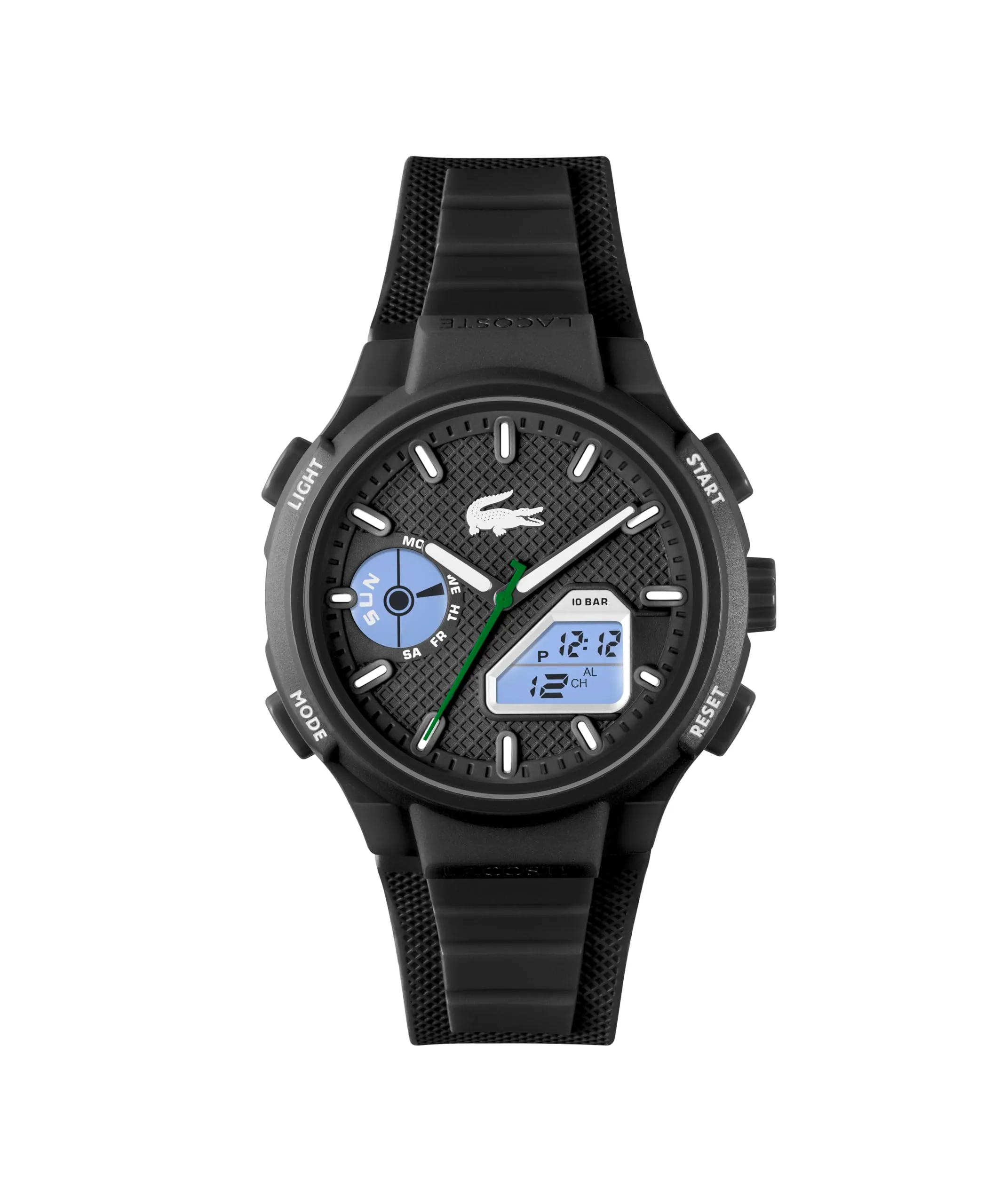 Lacoste LC33 Orologio da Uomo Analogico-Digitale Multifunzione con Cinturino in Silicone - immagine 2