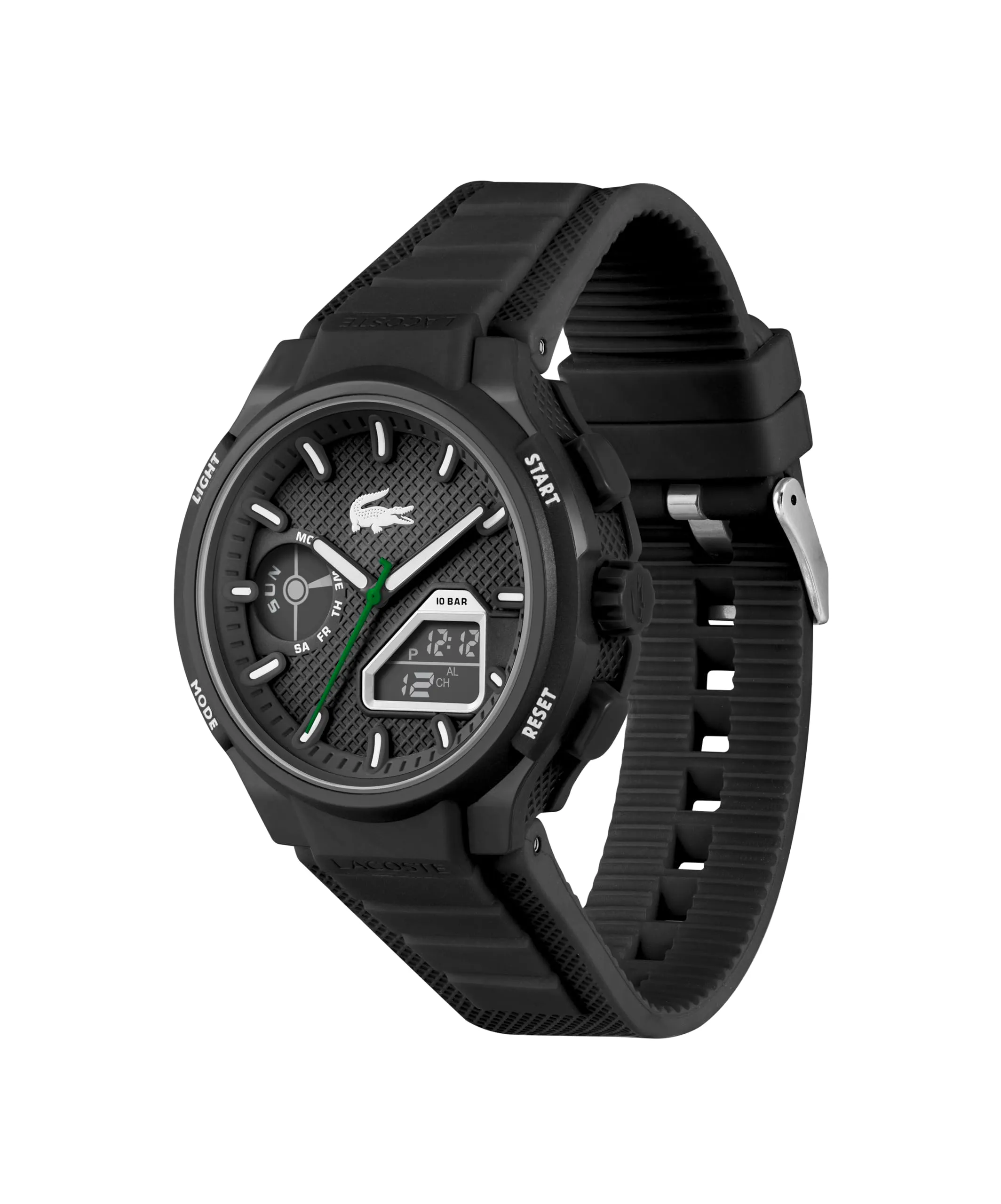 Lacoste LC33 Orologio da Uomo Analogico-Digitale Multifunzione con Cinturino in Silicone - immagine 3