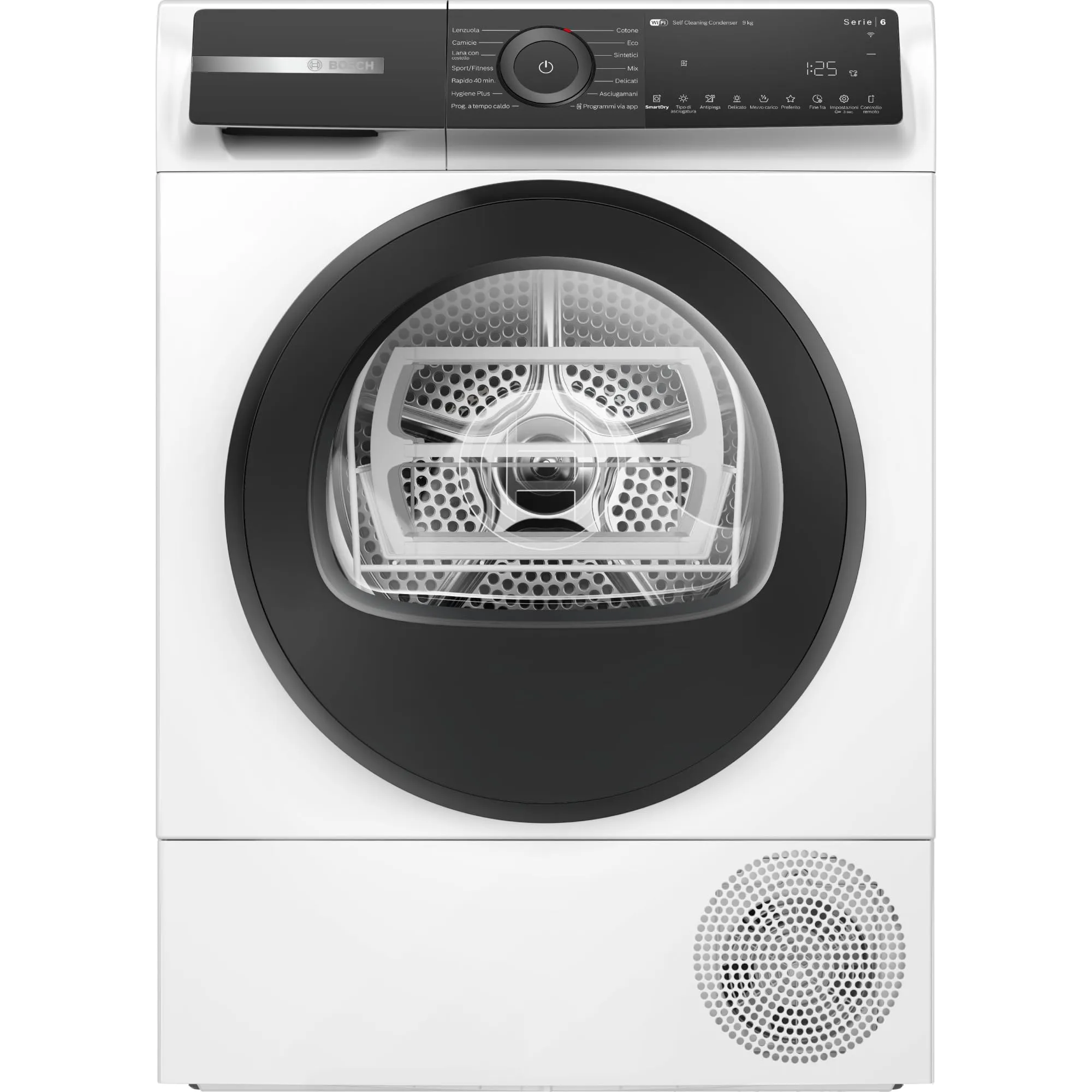 Bosch Serie 6 WQH245B0IT Asciugatrice a pompa di calore 9kg Bianco - immagine 1