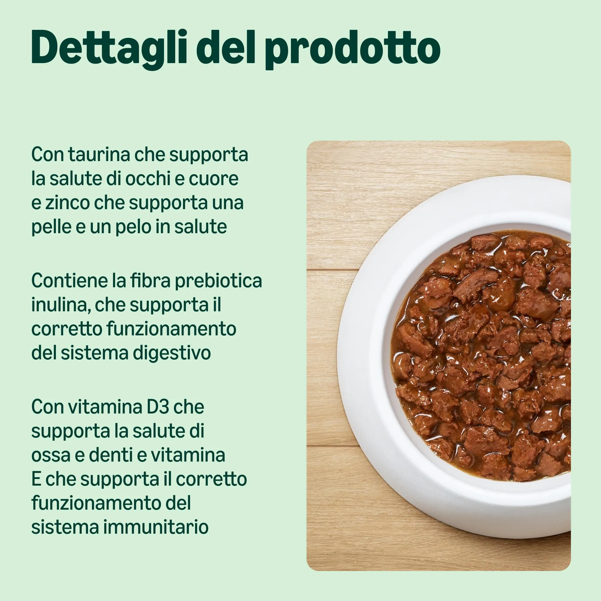 by Amazon Cibo Umido Senza Cereali per Gatti Adulti Selezione di Carne in brodo, 4.76 kg, 56 Confezioni da 85 g - immagine 3