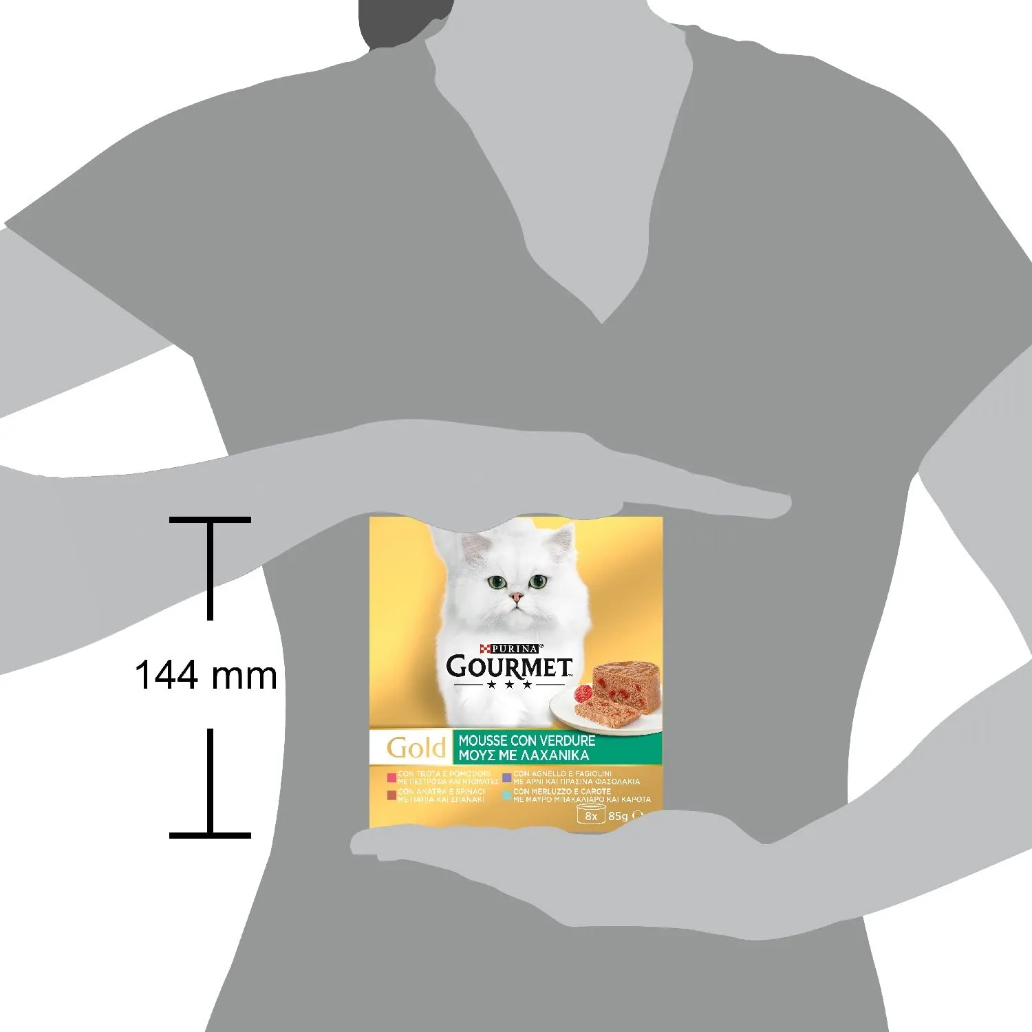 Gourmet Gold Cibo Umido per Gatti Adulti Mousse, 96 Lattine da 85 g - immagine 4