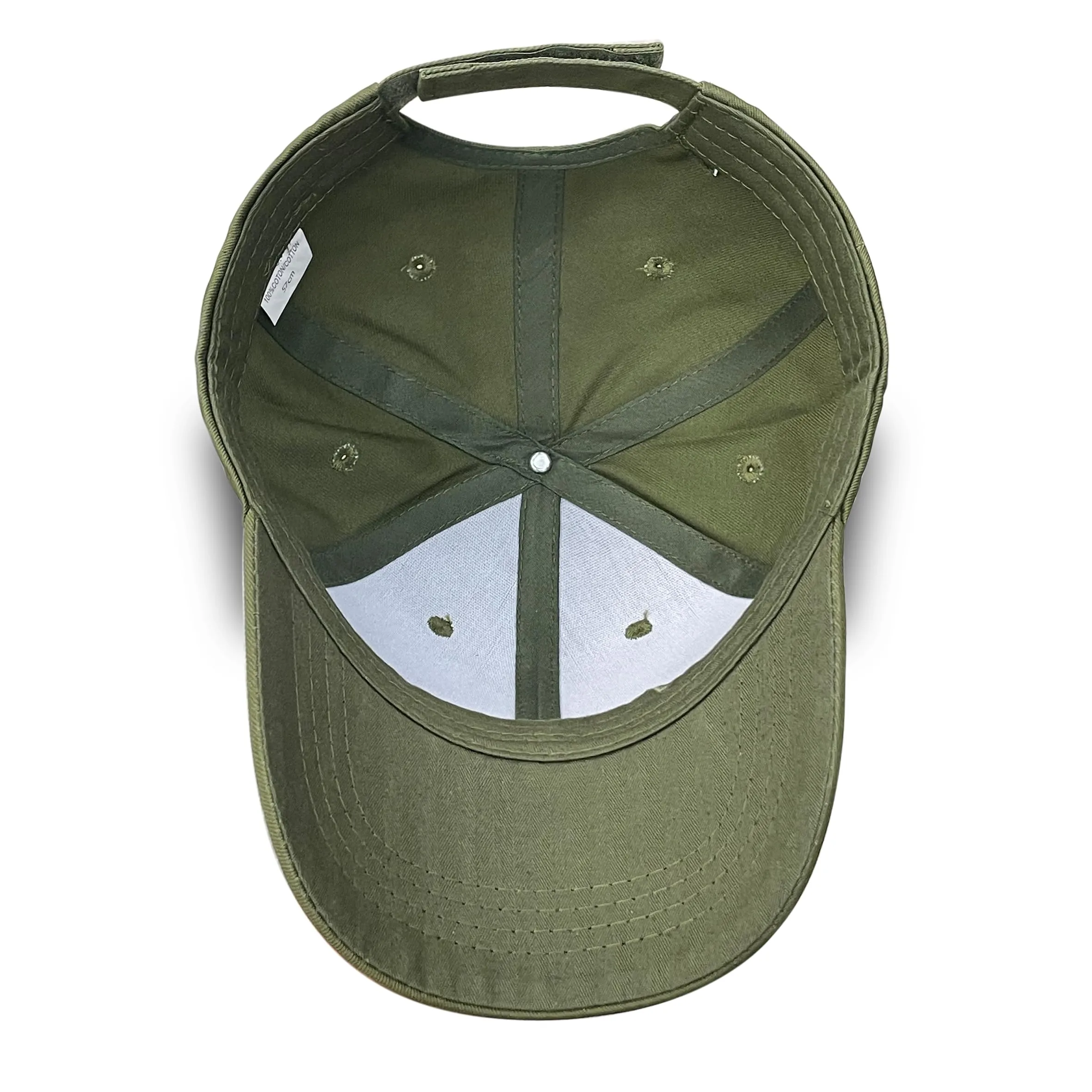 Bella Accessori Cappellino Baseball Regolabile Unisex in Cotone, Verde - immagine 6