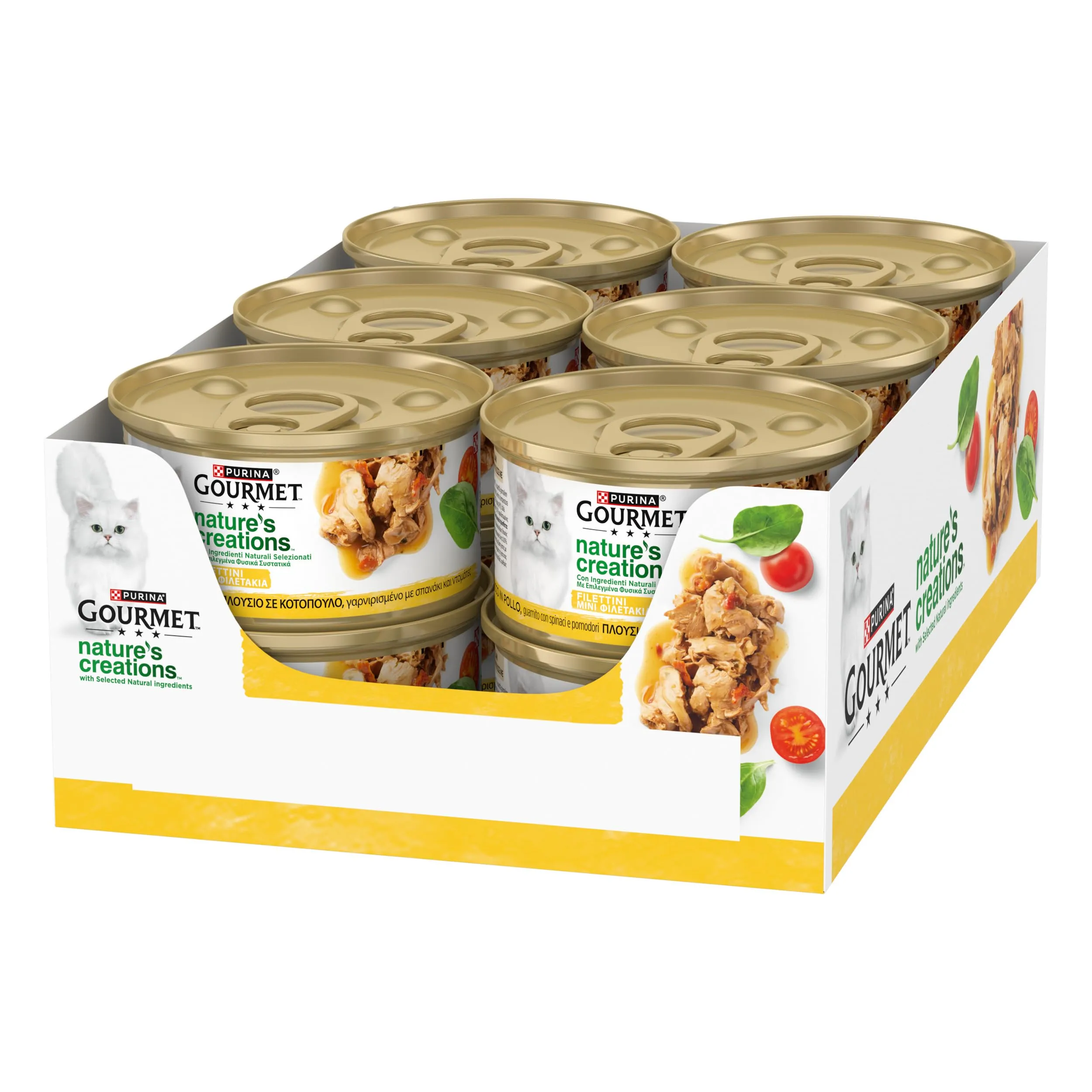 Gourmet Nature's Creations Cibo Umido per Gatti Adulti, 12 lattine da 85g - immagine 2