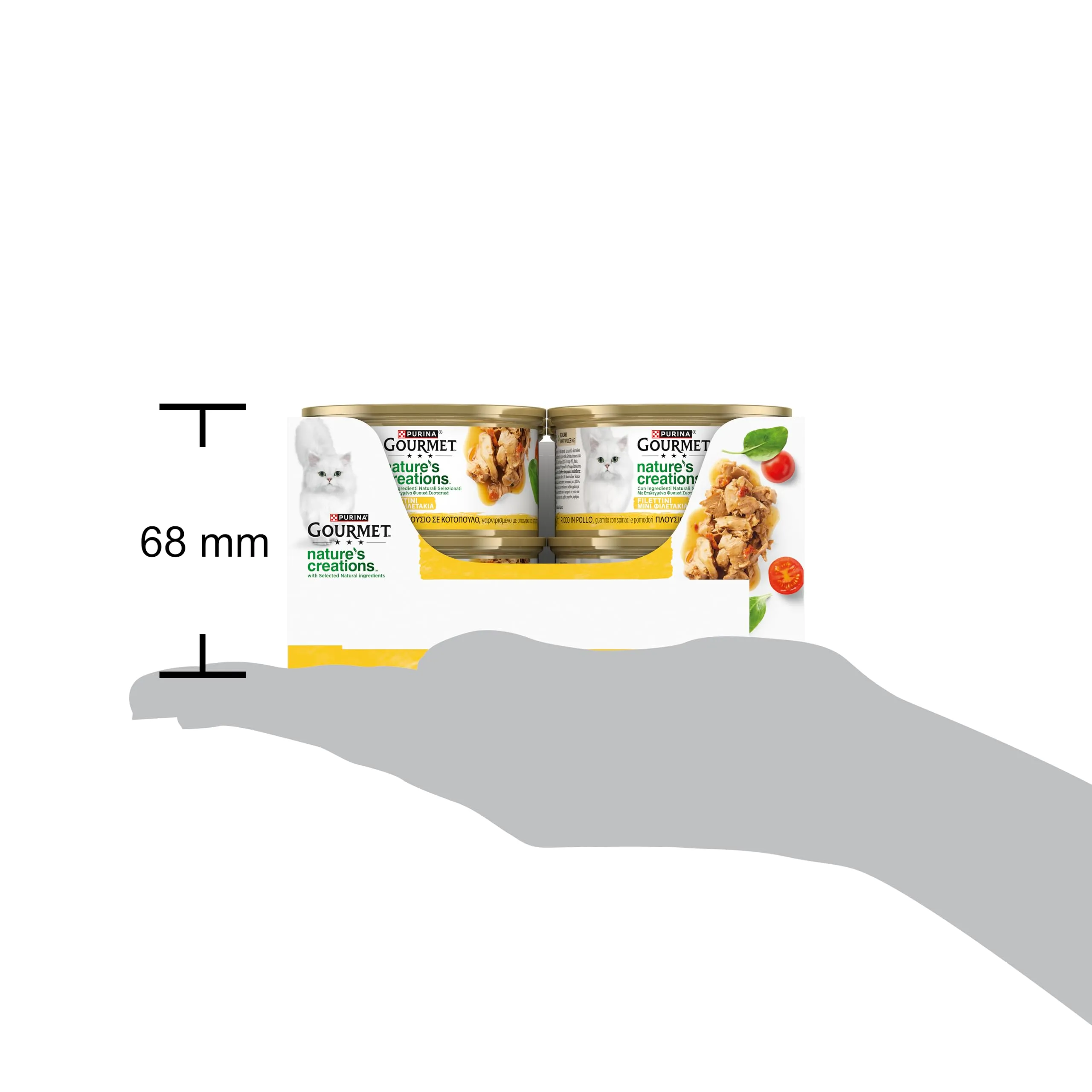 Gourmet Nature's Creations Cibo Umido per Gatti Adulti, 12 lattine da 85g - immagine 3
