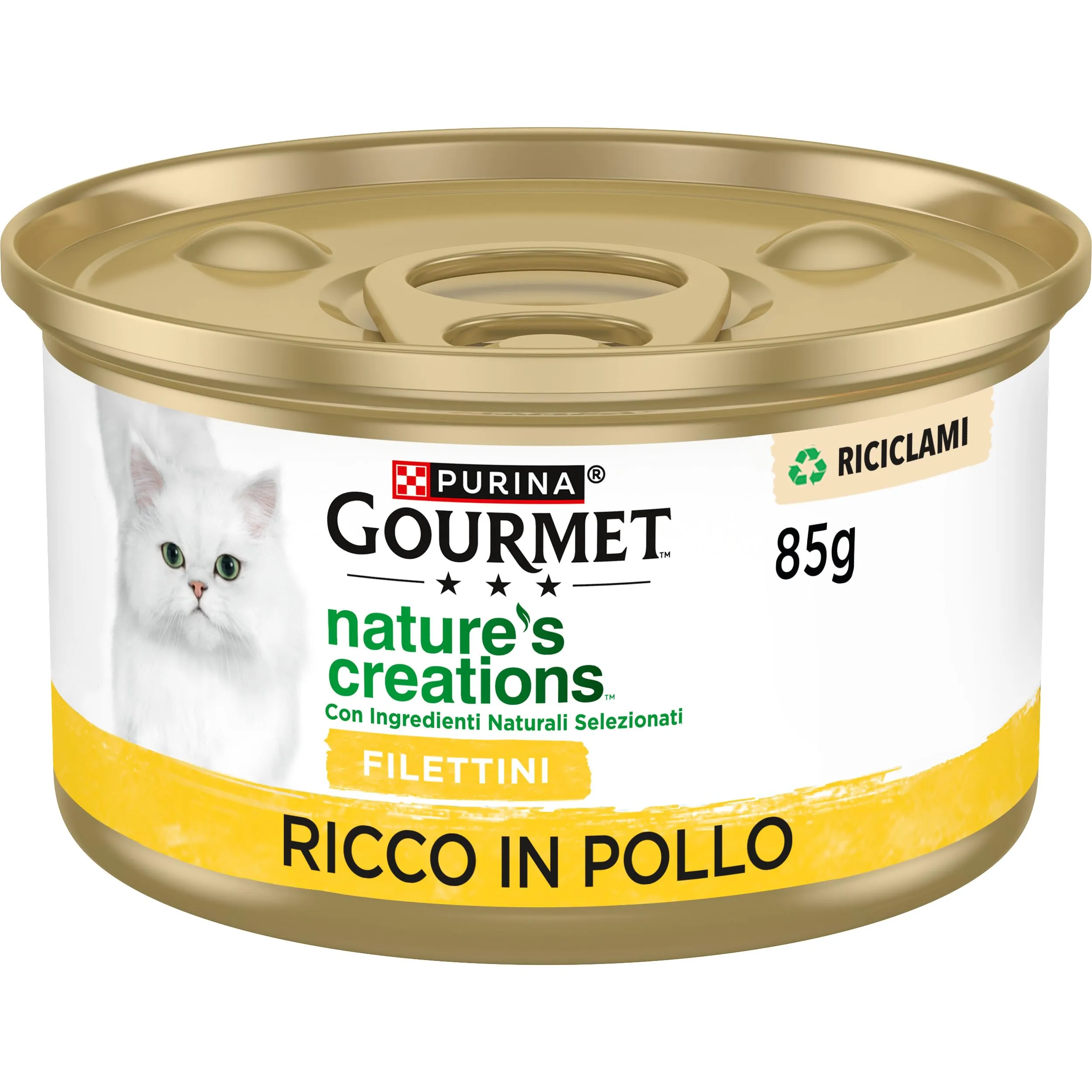 Gourmet Nature's Creations Cibo Umido per Gatti Adulti, 12 lattine da 85g - immagine 4
