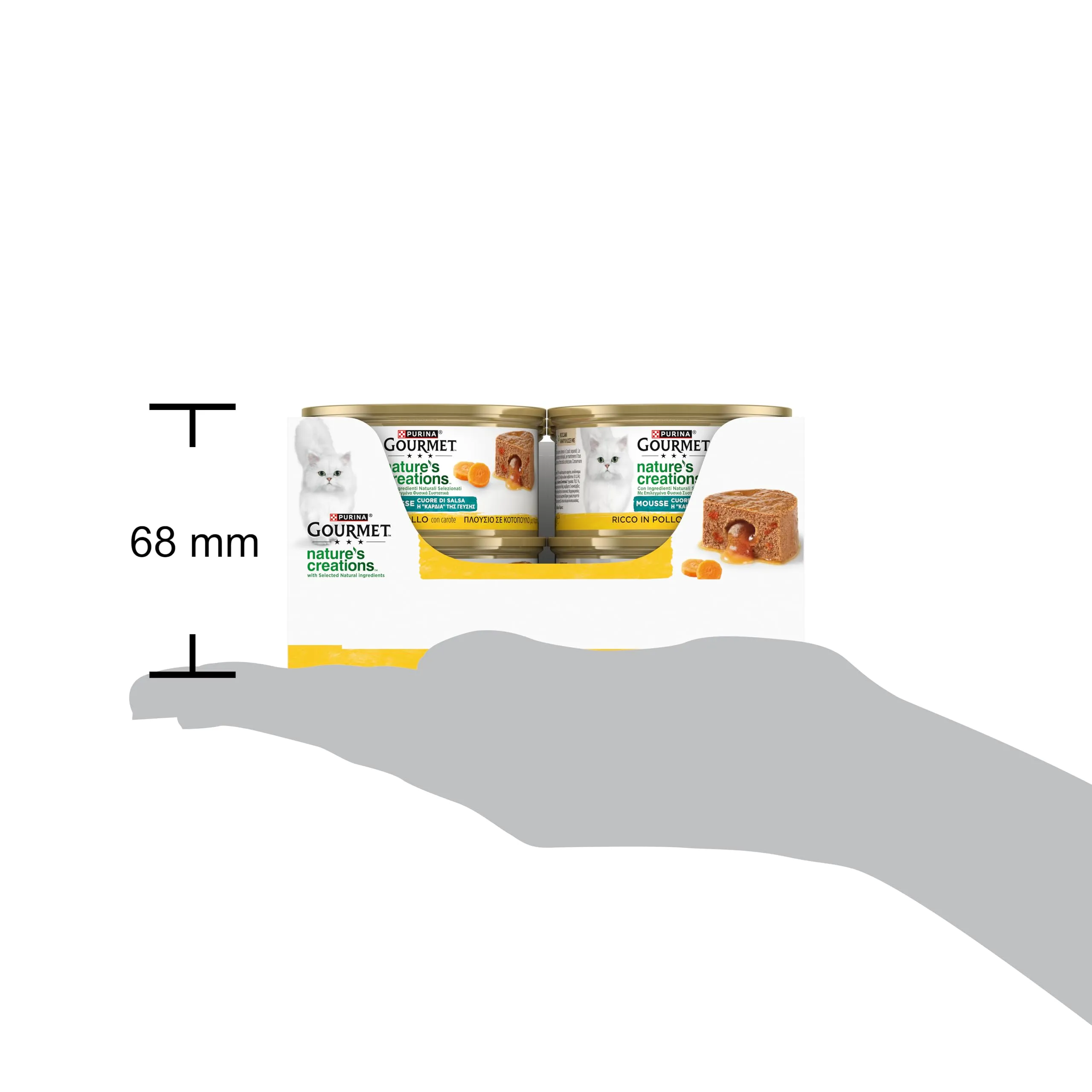 Gourmet Nature's Creations Cibo Umido per Gatti Adulti, 12 x 85g - immagine 3