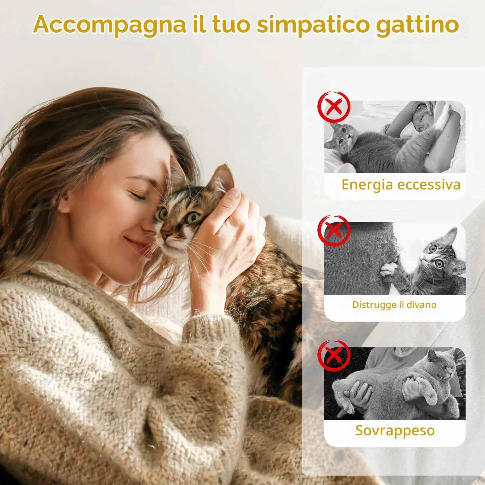 Pawaboo Bacchetta Gioco con Piume per Gatti, 88 cm, Confezione da 2 - immagine 6