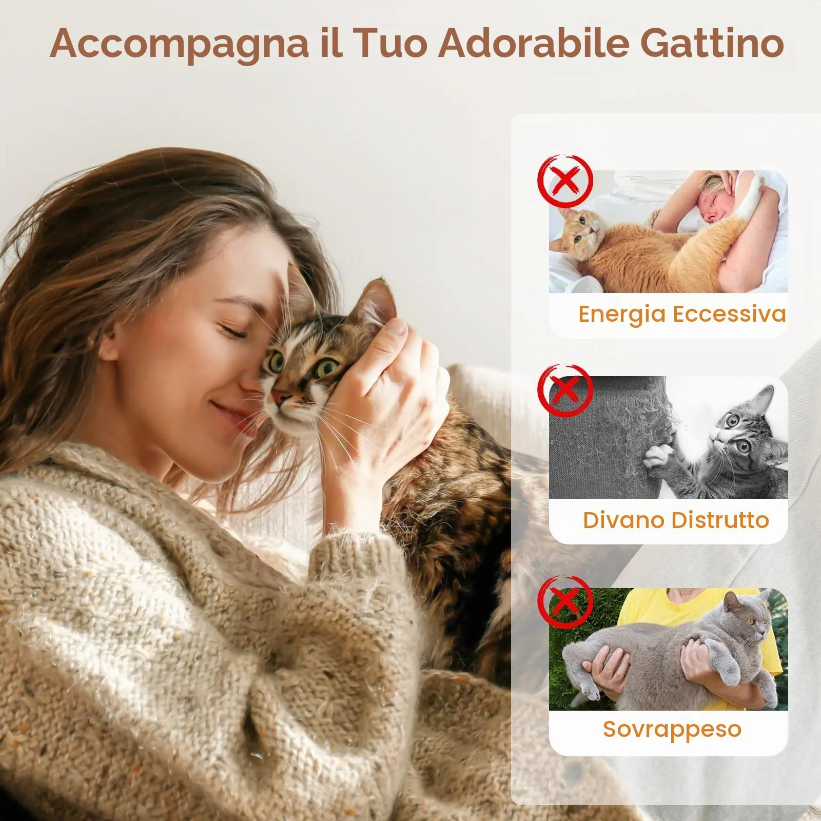 Pawaboo Giocattolo a bacchetta con 6 piume per gatti - immagine 7