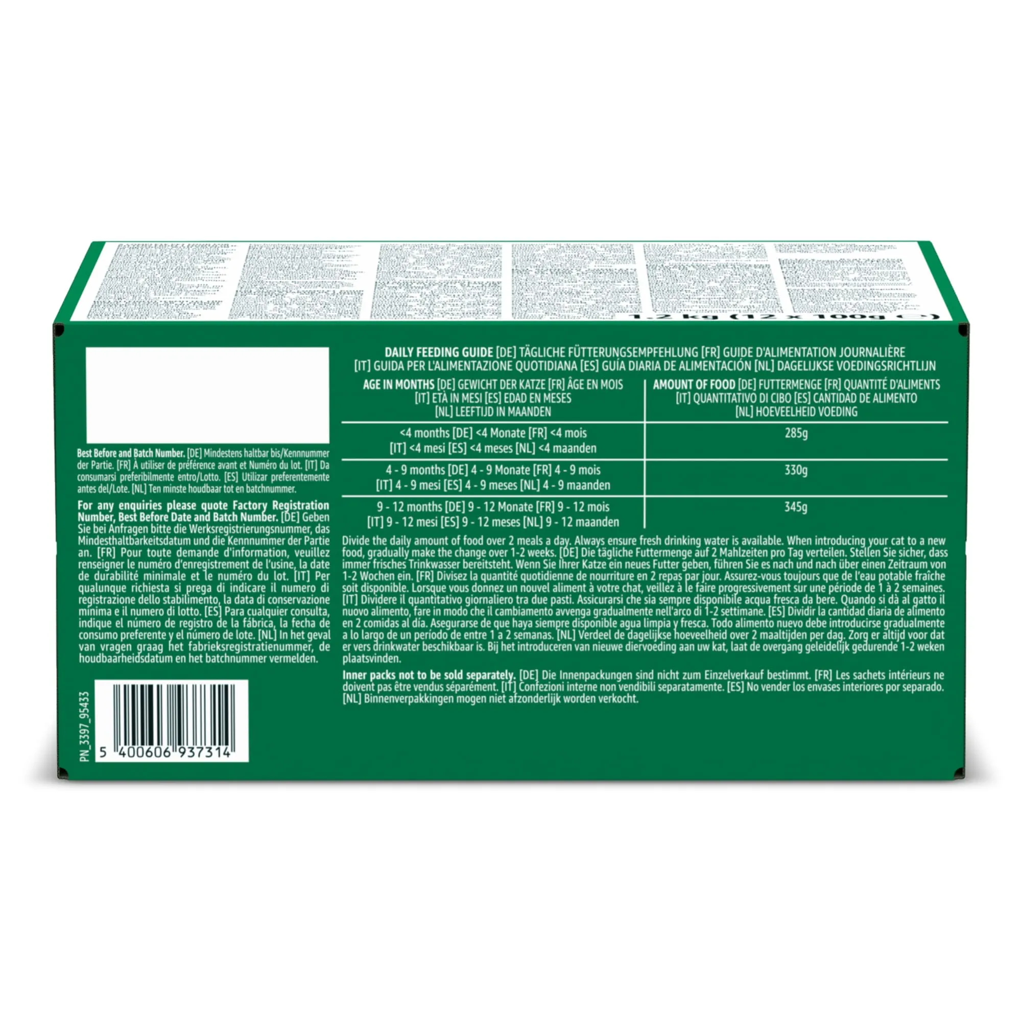 by Amazon Alimento completo per cuccioli di gatto, Selezione mista in gelatina, 1.2kg (12 sacchetti da 100g) - immagine 8