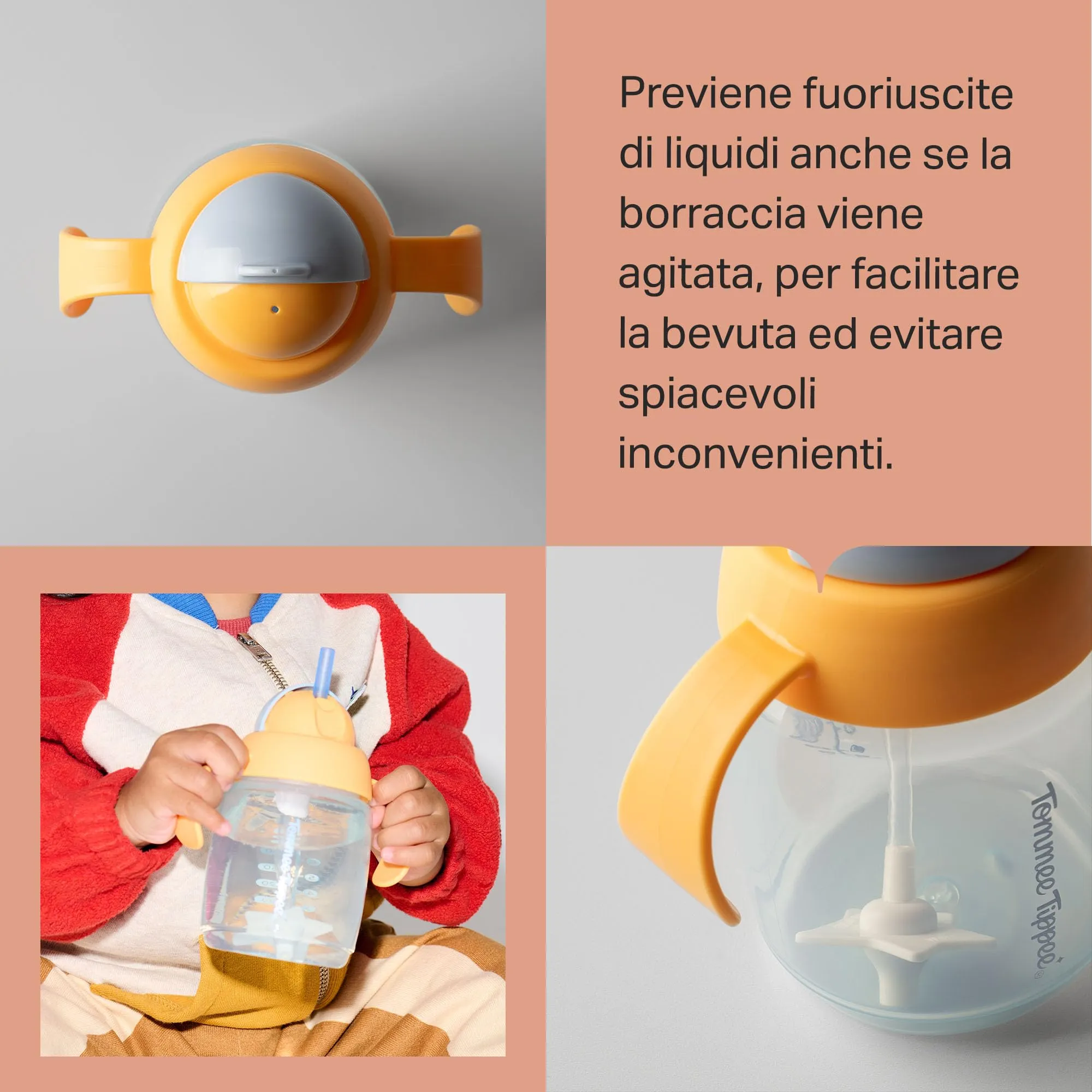 Tommee Tippee Bicchiere Trainer con Cannuccia, 240ml - immagine 7