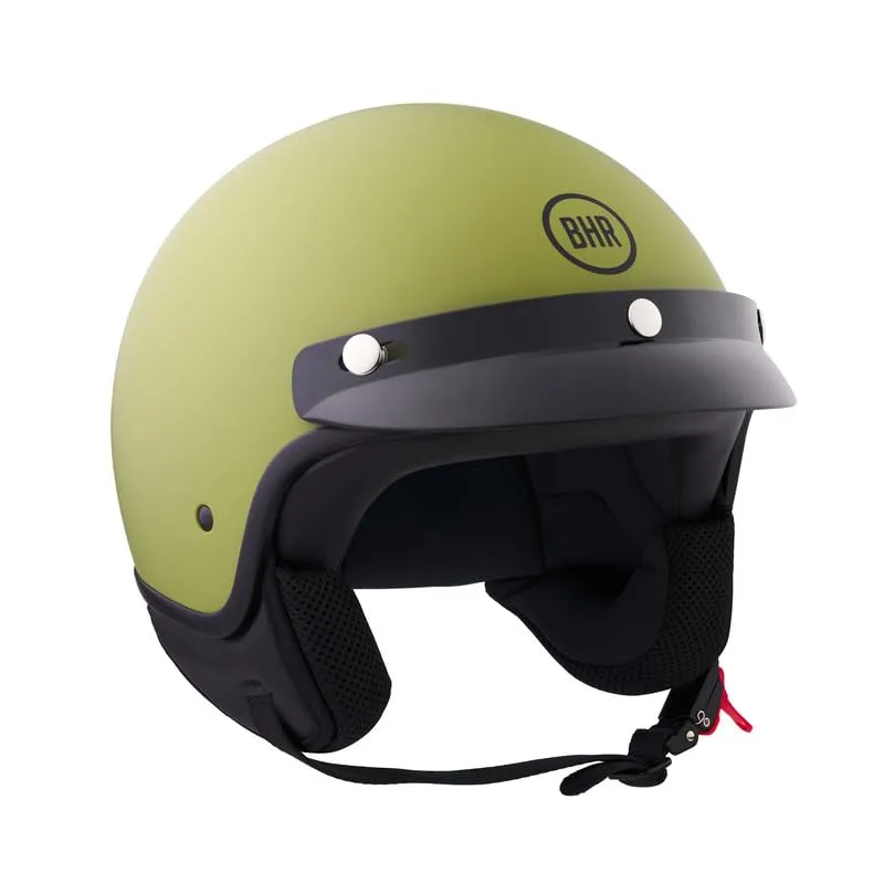 BHR Casco Demi-Jet 839 Verde Opaco, M - immagine 2
