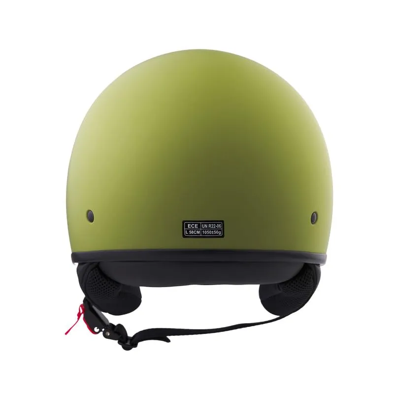 BHR Casco Demi-Jet 839 Verde Opaco, M - immagine 4