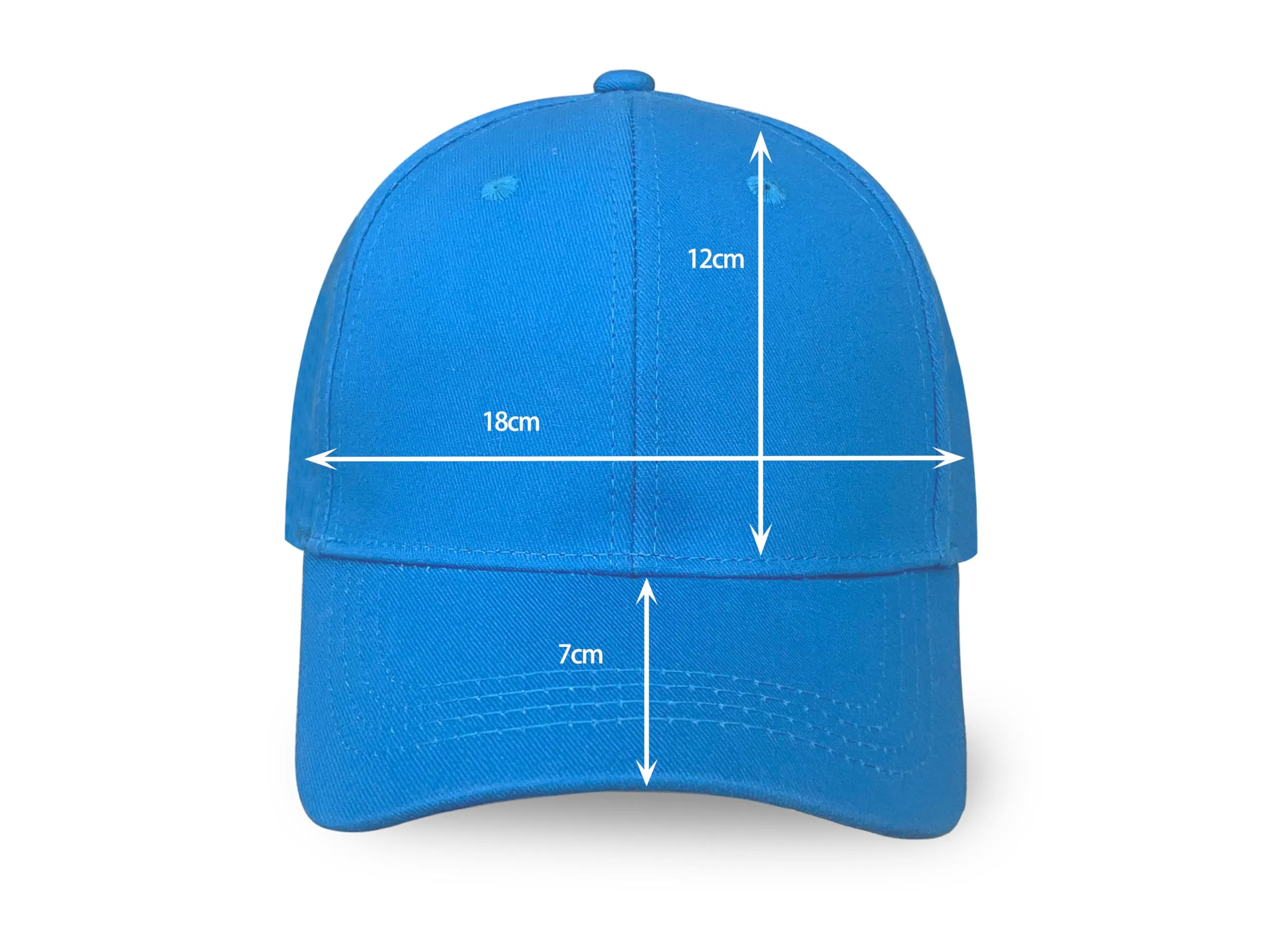 Bella Accessori Cappellino Baseball Regolabile Unisex Blu Chiaro - immagine 4