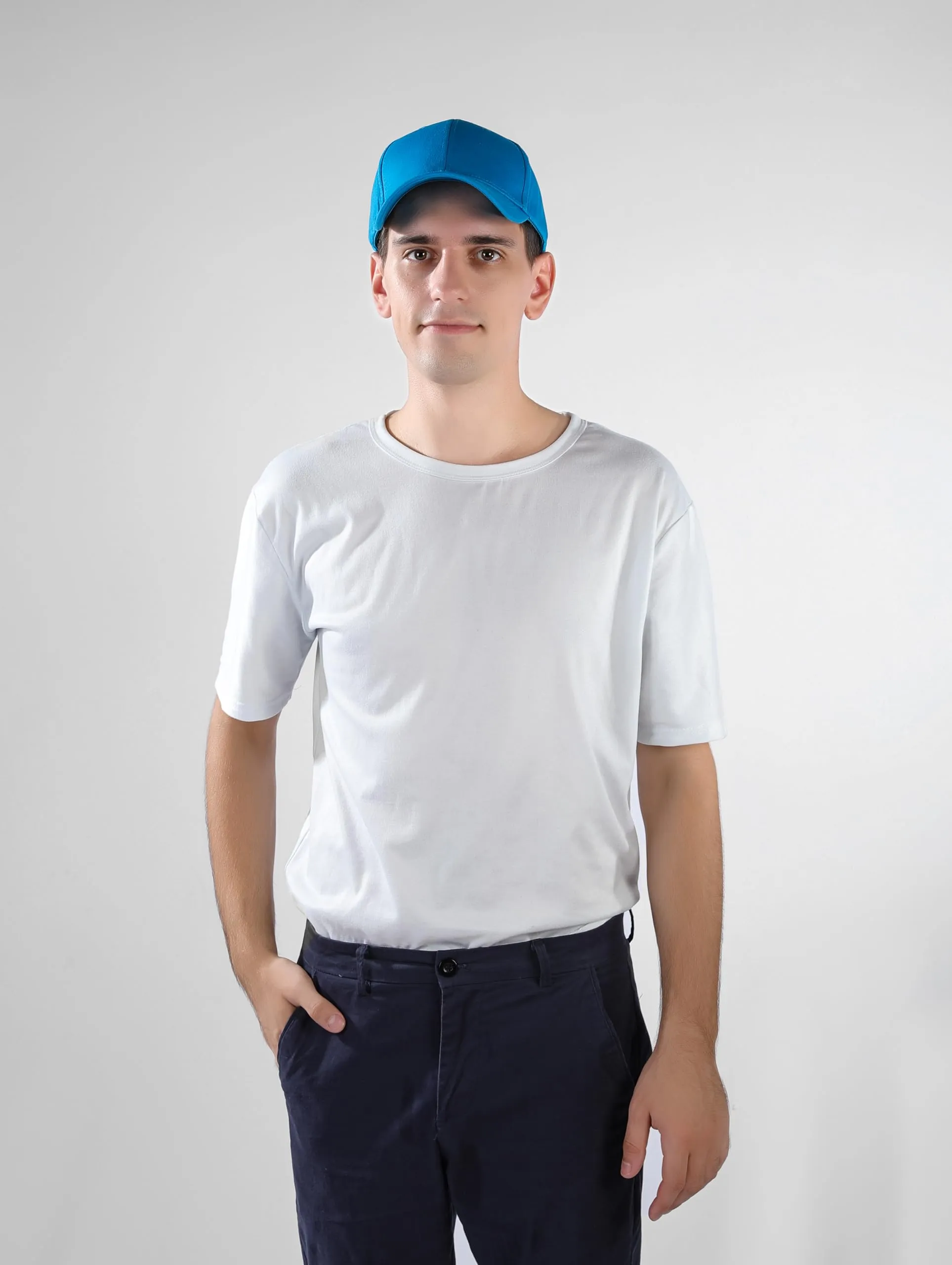 Bella Accessori Cappellino Baseball Regolabile Unisex Blu Chiaro - immagine 7