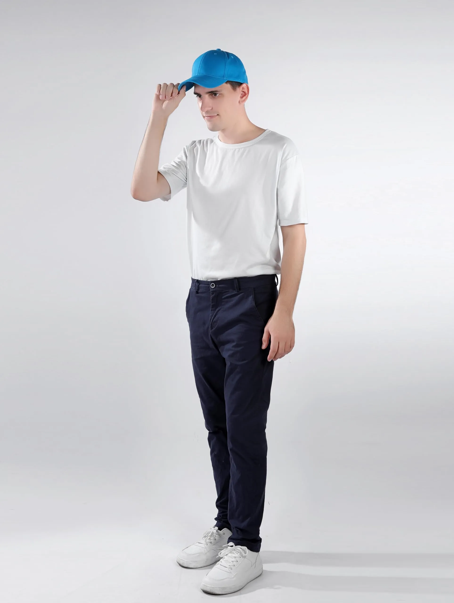 Bella Accessori Cappellino Baseball Regolabile Unisex Blu Chiaro - immagine 8