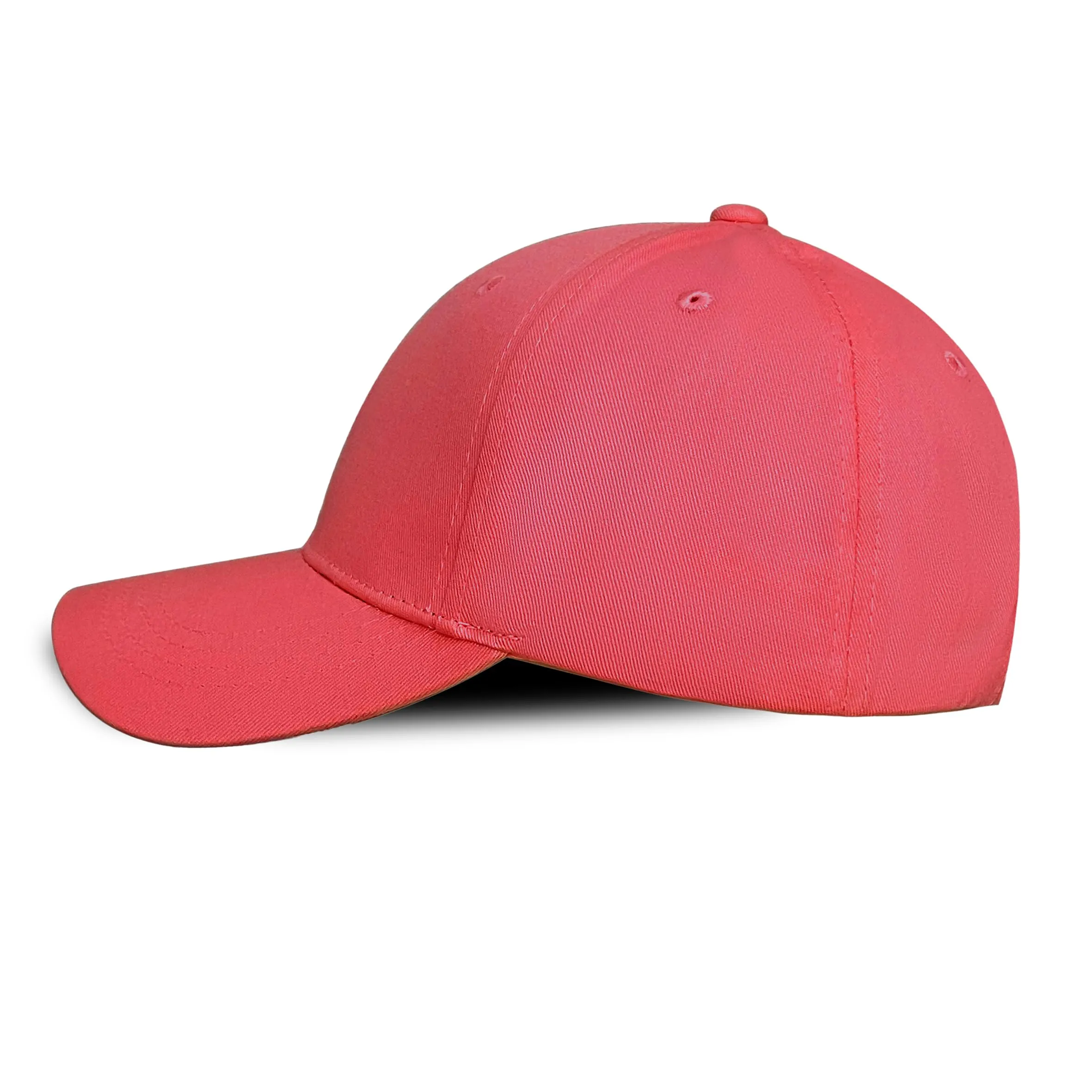 Bella Accessori Cappellino Baseball Regolabile in Cotone Unisex Rosso Anguria - immagine 2