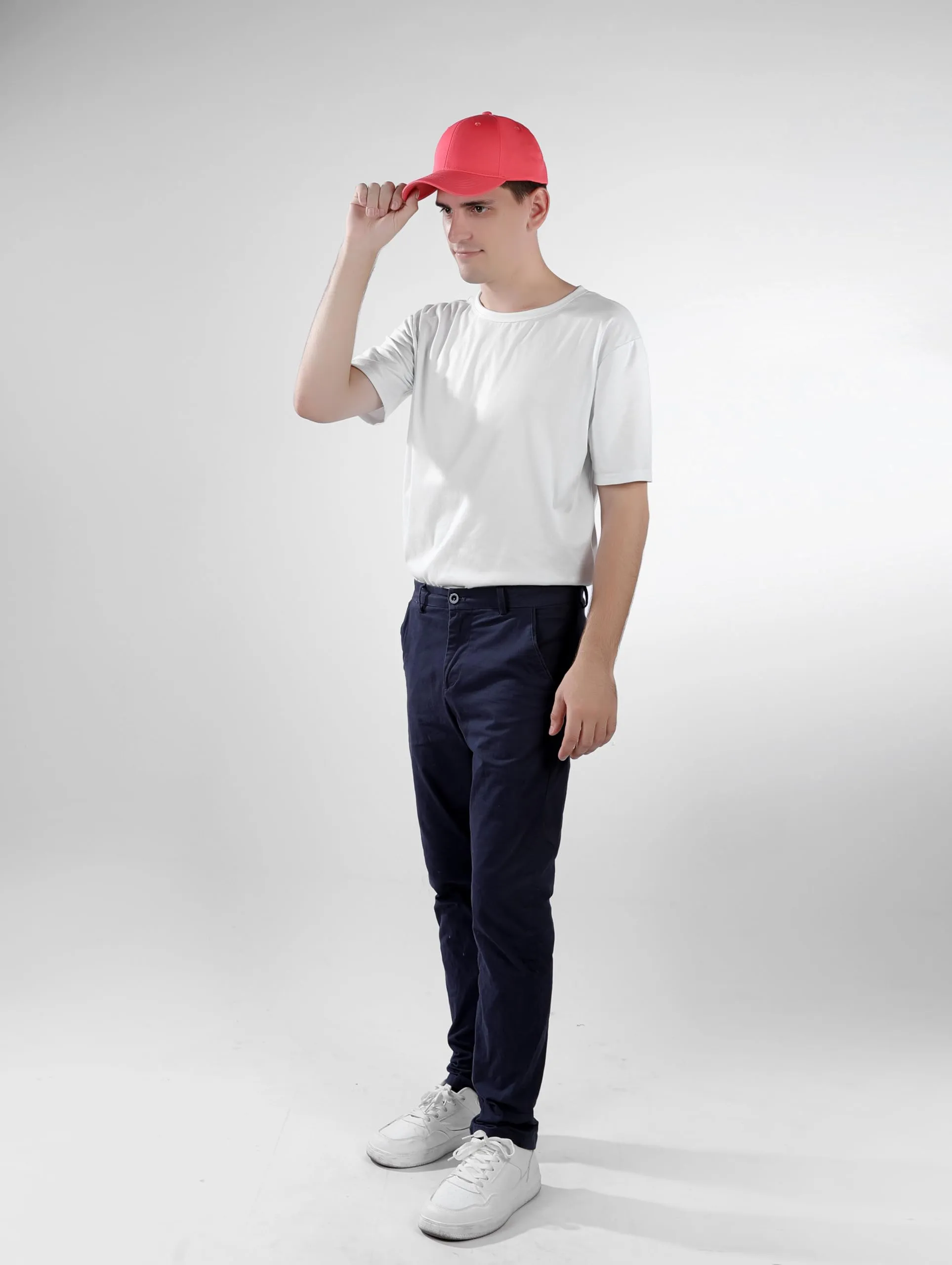 Bella Accessori Cappellino Baseball Regolabile in Cotone Unisex Rosso Anguria - immagine 8