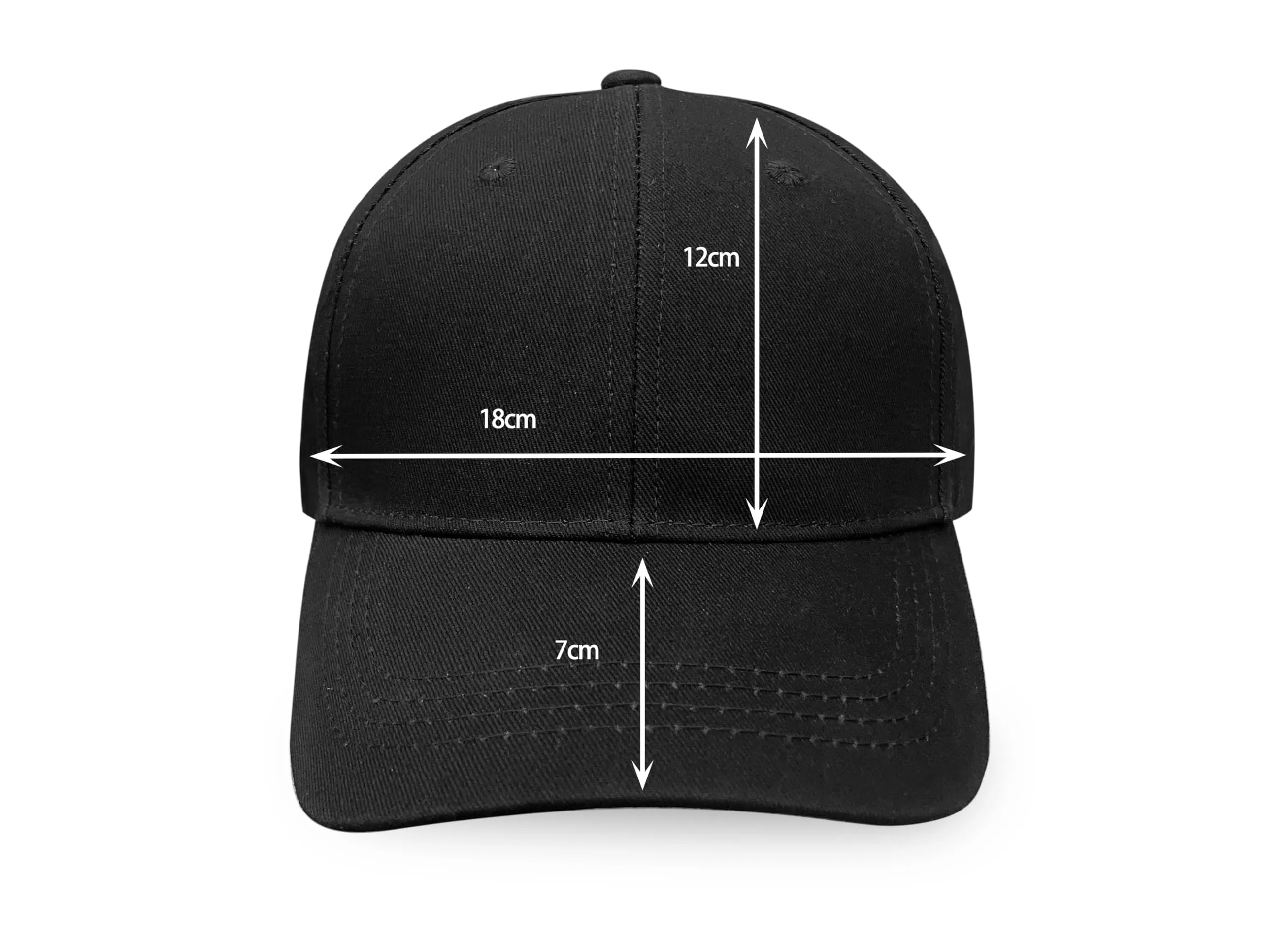 Bella Accessori Cappellino Baseball Regolabile Unisex Nero - immagine 4