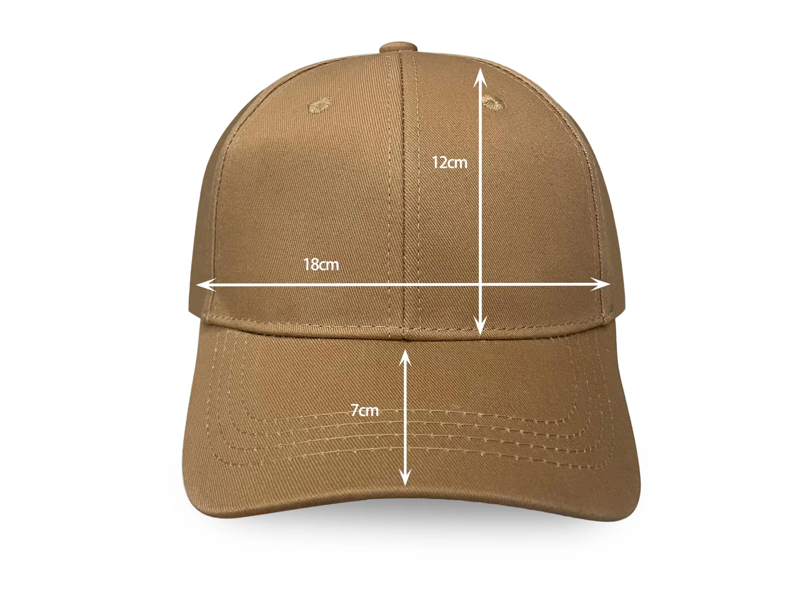 Bella Accessori Cappellino Baseball Regolabile Unisex Kakhi - immagine 3