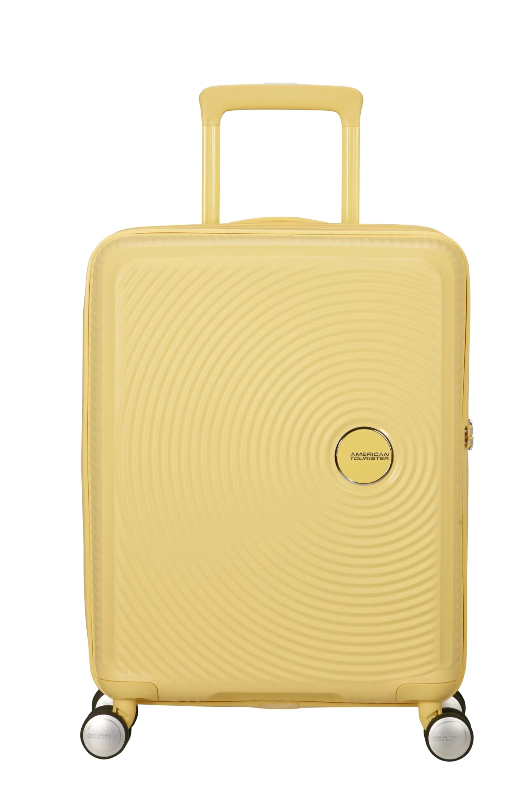 American Tourister Soundbox Trolley 55 cm - Giallo Pastello - immagine 2
