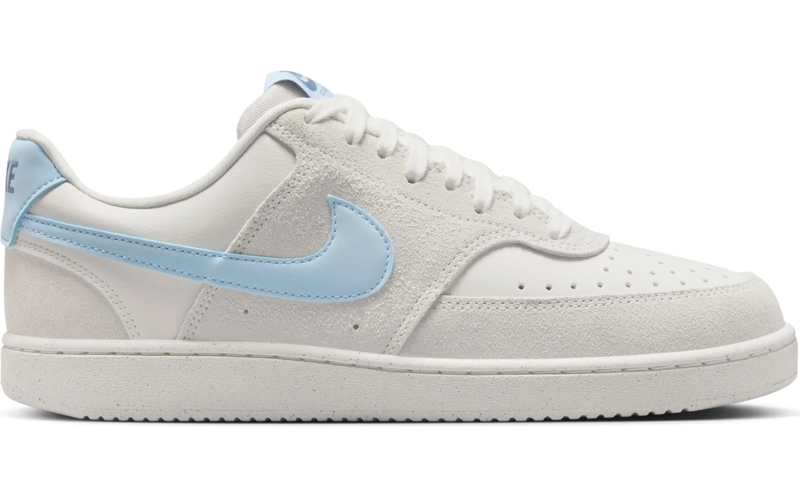 Nike Court Vision Low Women's Shoes - Phantom Psychic Blue Light Bone - 38.5 EU - immagine 6
