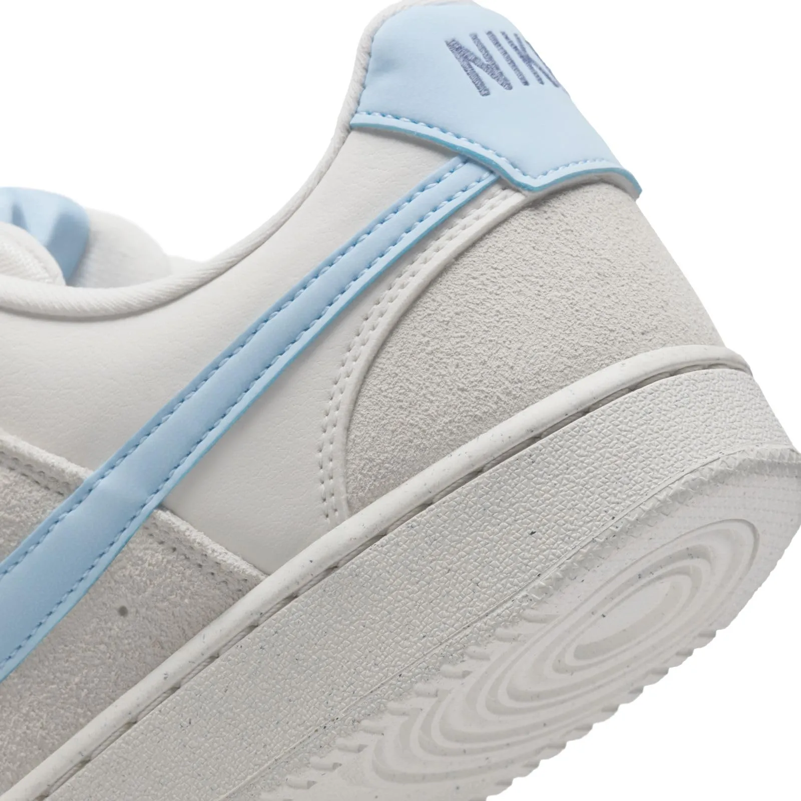 Nike Court Vision Low Women's Shoes - Phantom Psychic Blue Light Bone - 38.5 EU - immagine 8