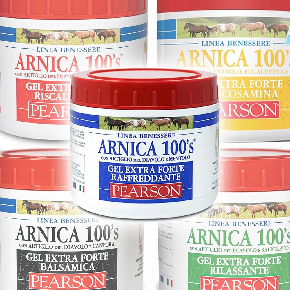 ARNICA 100'S Gel Arnica Extraforte Raffreddante Pearson per Cavalli, 2 x 500 ml - immagine 7
