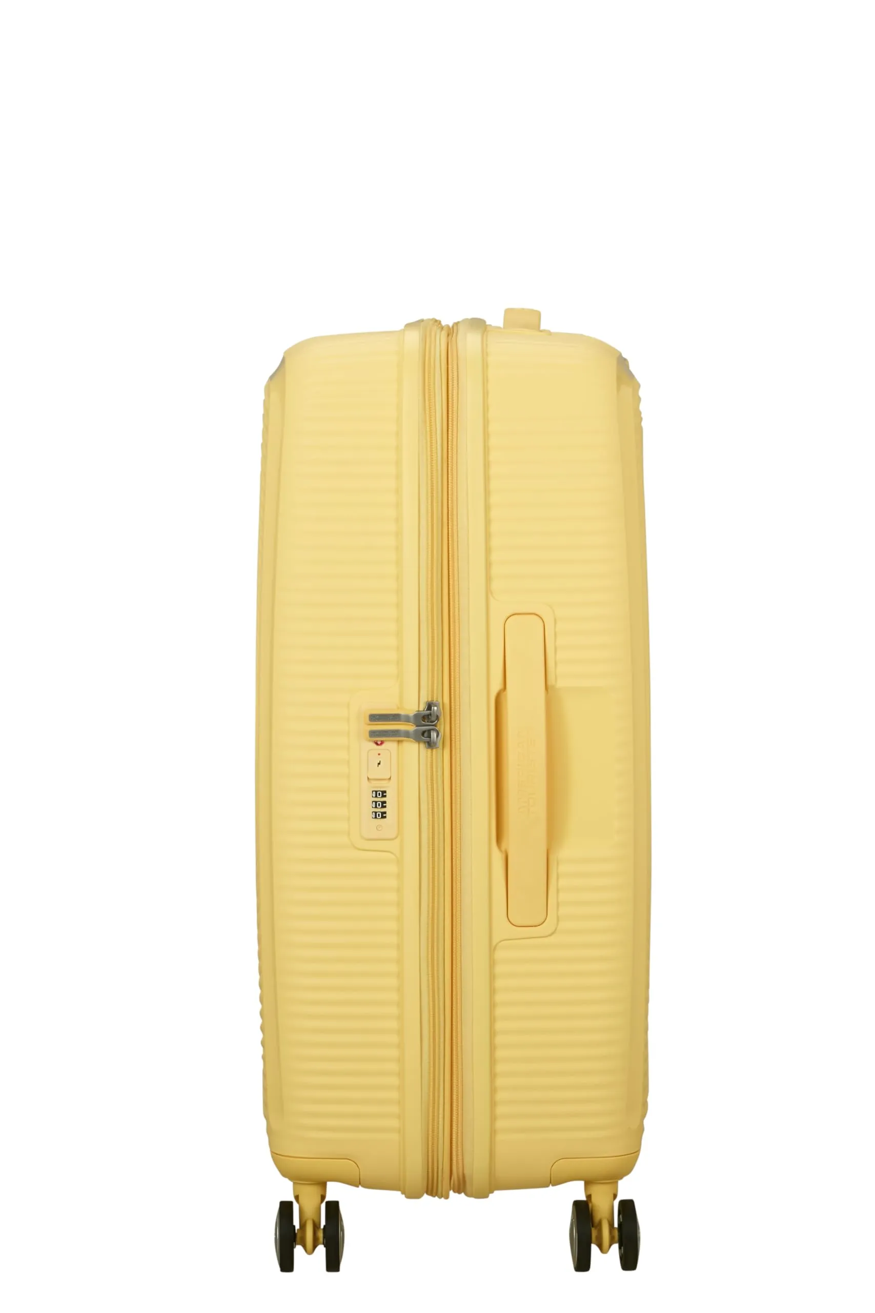 American Tourister Soundbox Trolley 67 cm - Giallo Pastello - immagine 3