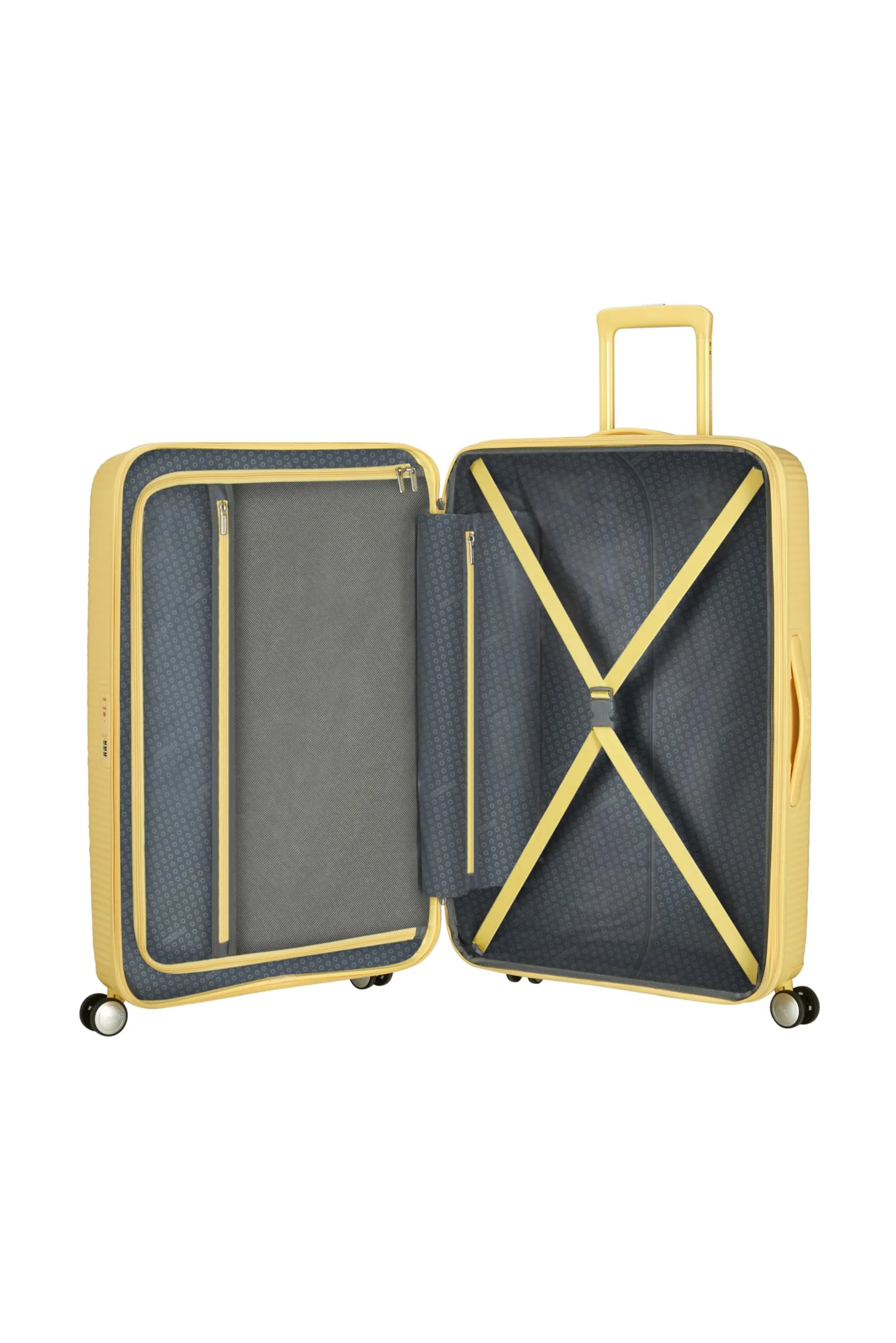 American Tourister Soundbox Maleta Rígida Grande 77 cm, 97/110L, Amarillo (Pastel Yellow) - immagine 5