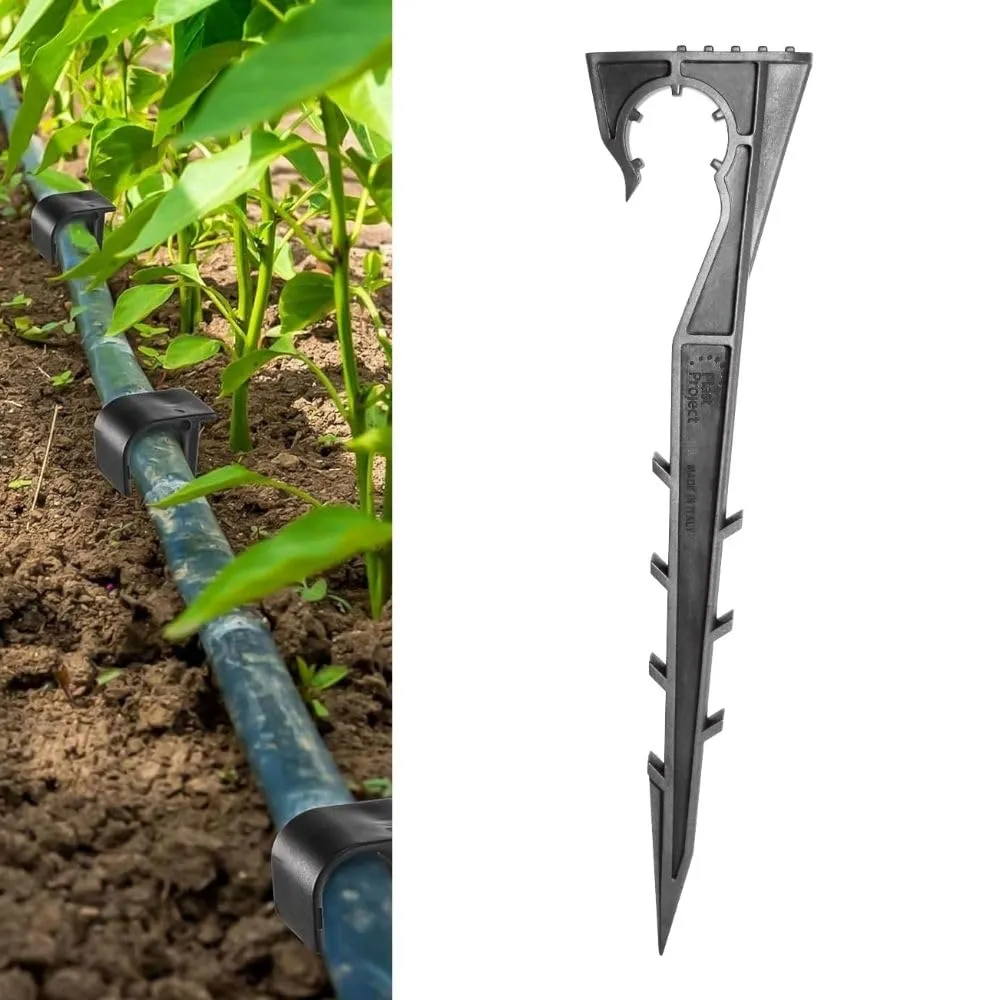 DI GIULIO SRL Picchetti di Ancoraggio per Tubo Ala Gocciolante 16-20 mm, 100 Pezzi - immagine 1