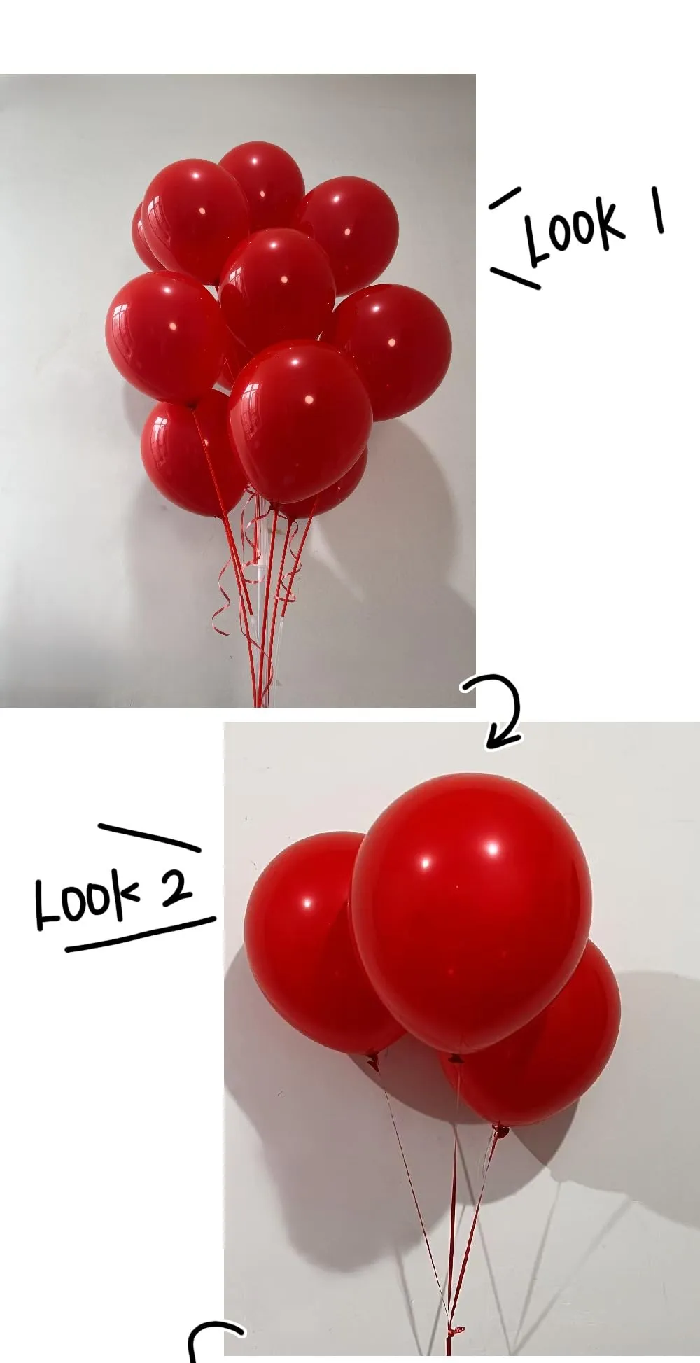 Yehnda Palloncini Rossi in Lattice, 30 cm, 100 pezzi - immagine 4