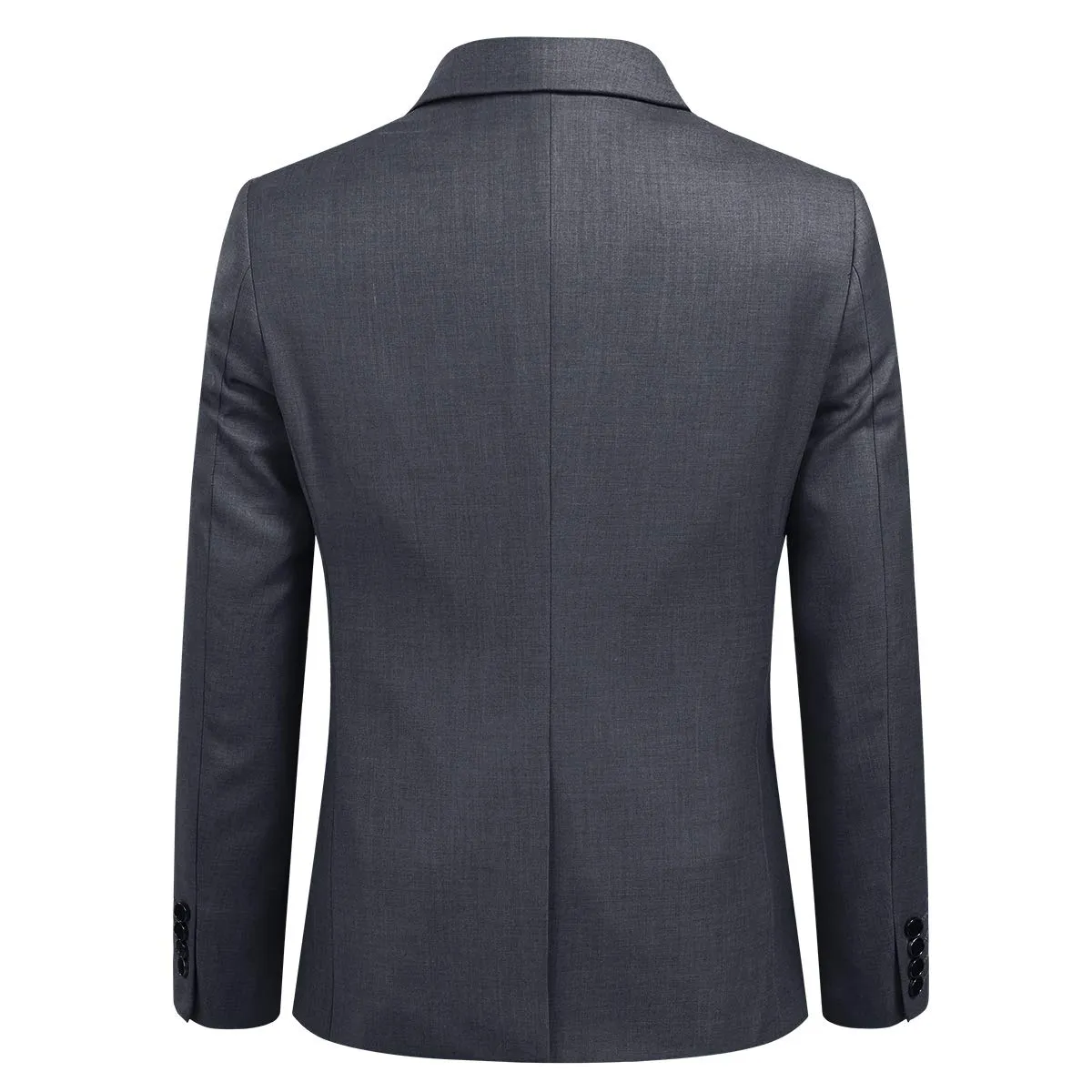 YOUTHUP Abito Uomo 3 Pezzi Slim Fit Blazer Gilet Pantaloni - immagine 3