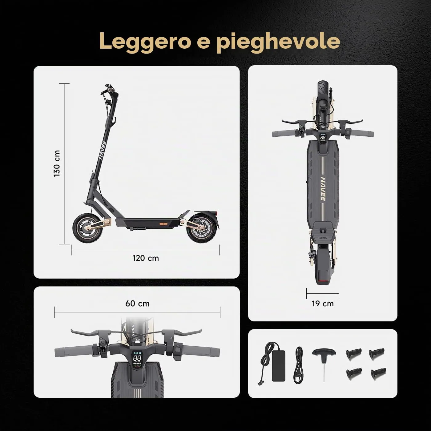 NAVEE ST3 Pro Monopattino Elettrico Adulto, Autonomia 75km, Pendenza 28% - immagine 7
