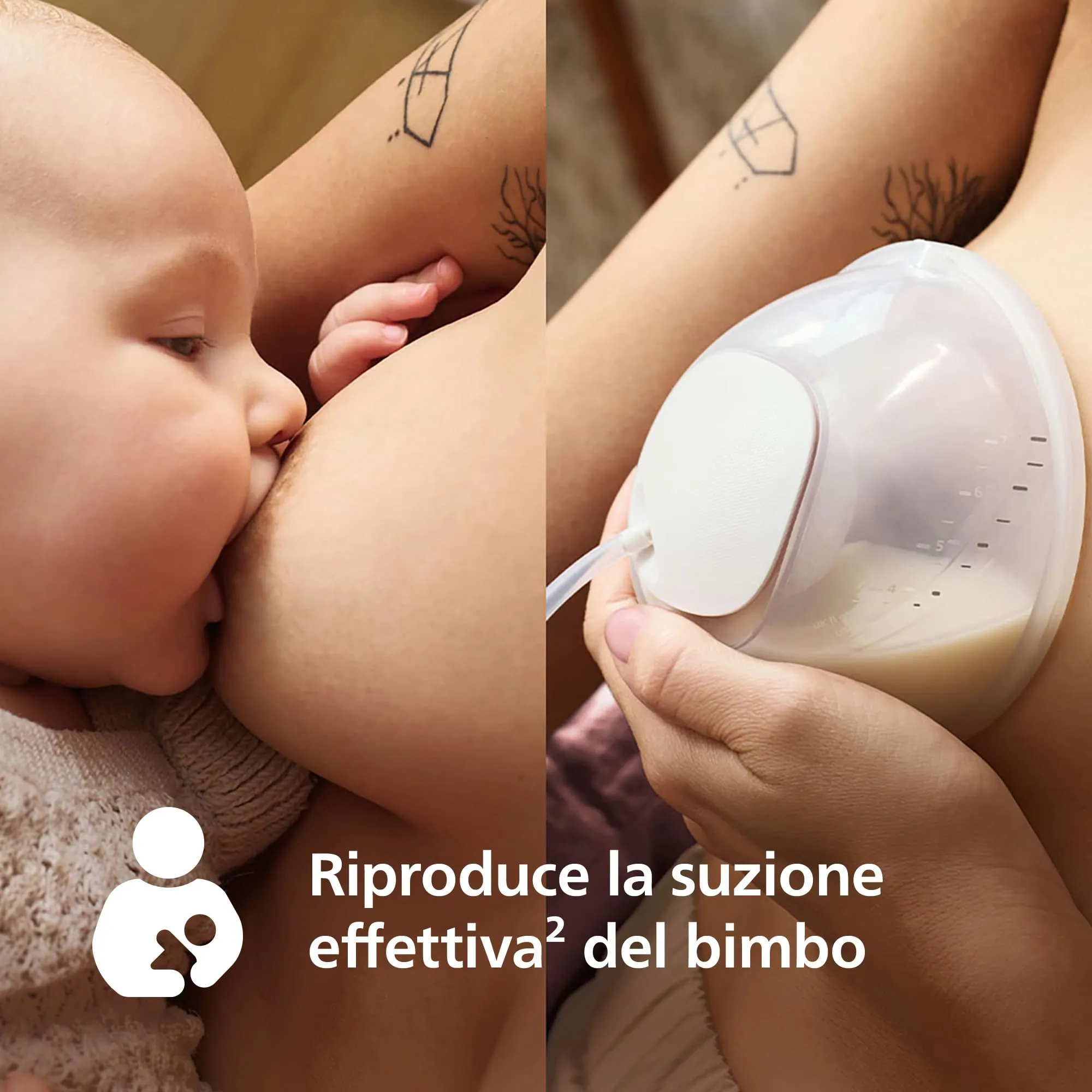 Philips Avent Set Primi Allattamenti con Tiralatte a Mani Libere SCD553/11 - immagine 2