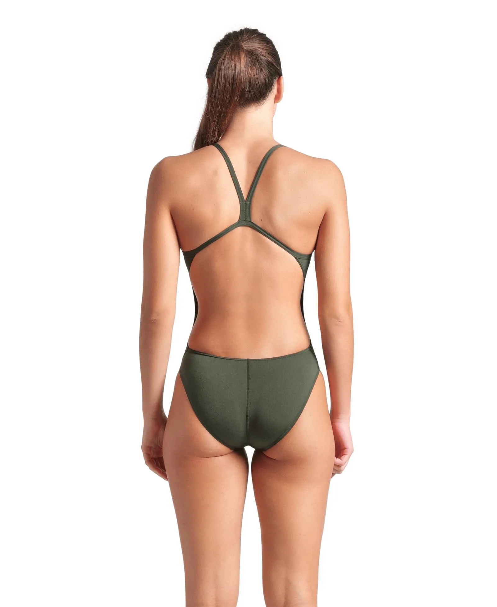 Arena Team Challenge Solid Costume Intero da Donna, Salvia Scura/Bianco, 60 - immagine 2