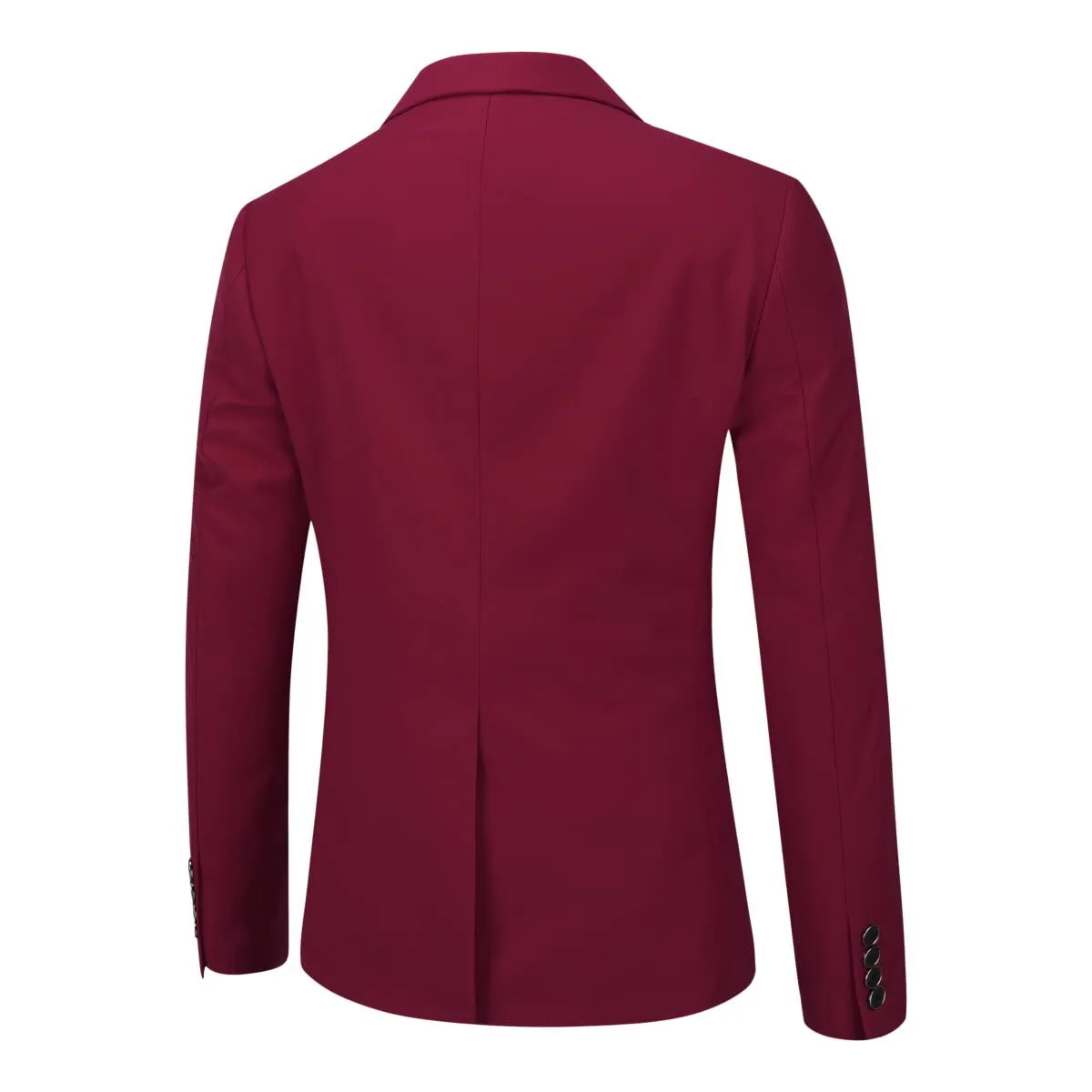 YOUTHUP Abito Uomo 3 Pezzi Slim Fit Blazer Gilet Pantaloni Elegante - immagine 3