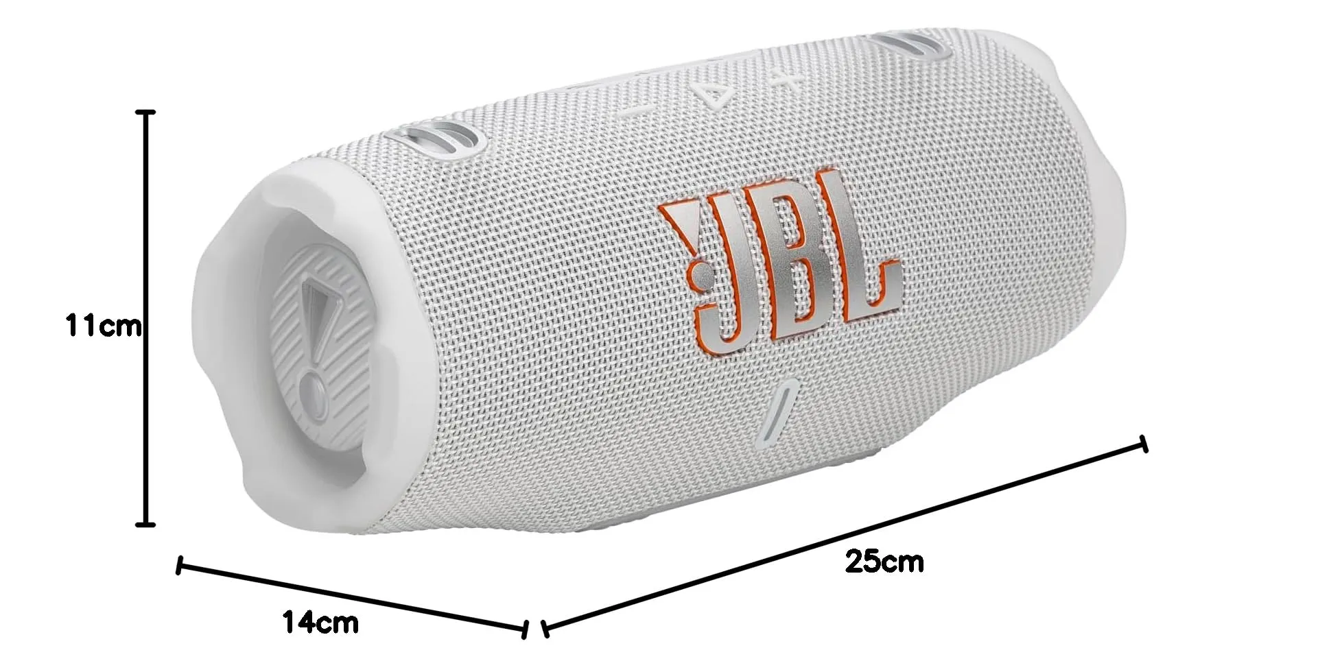 JBL Charge 6 Altoparlante Bluetooth Portatile, Bianco - immagine 10